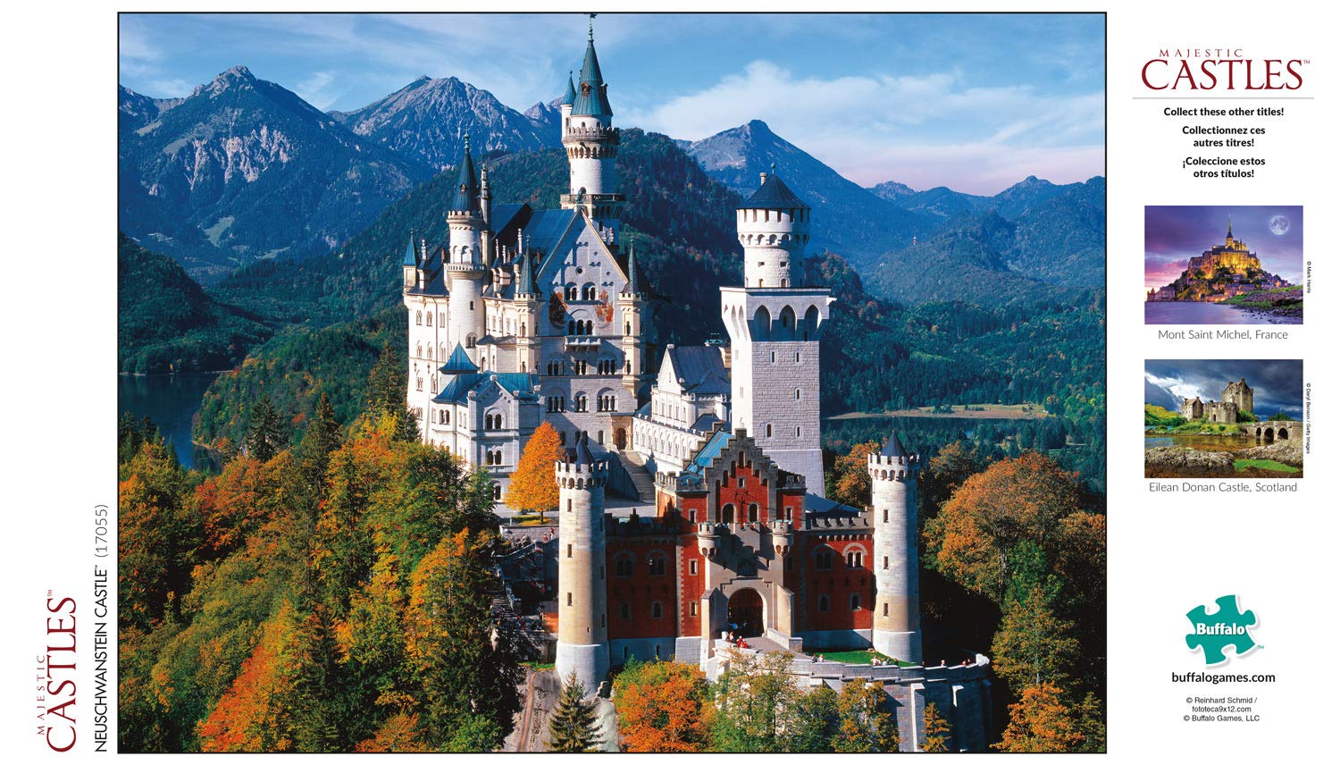 Amazon.com: Buffalo Games - Majestic Castles - Neuschwanstein