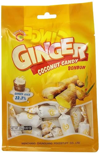Ginger/Coconut Hard Candy, 8.82 Ounce