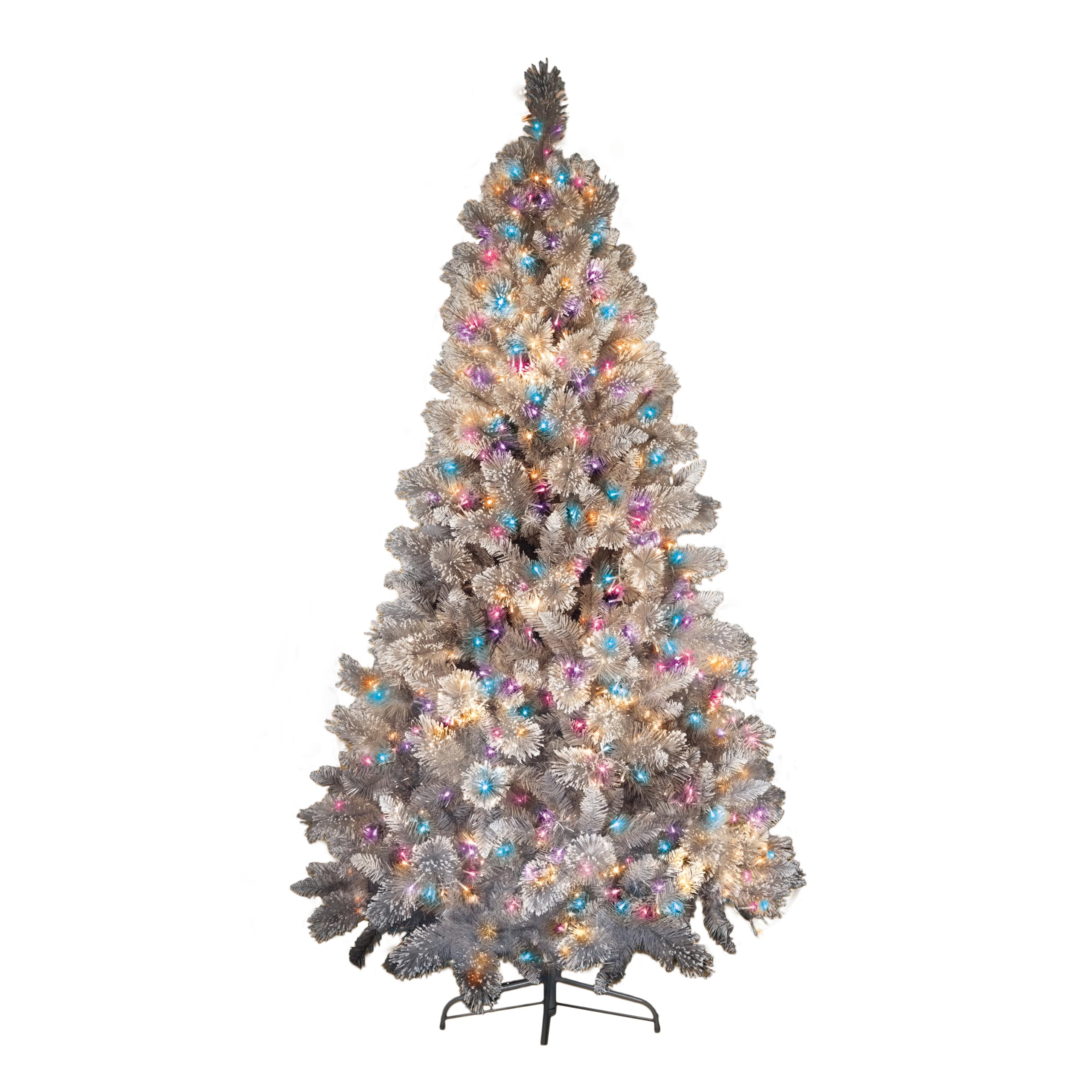 Premier 2000 Multi Action LED TreeBrights with Timer – Rainbow Christmas Lights – 50m Lit Length for Up to 10ft Trees Indoor and Outdoor