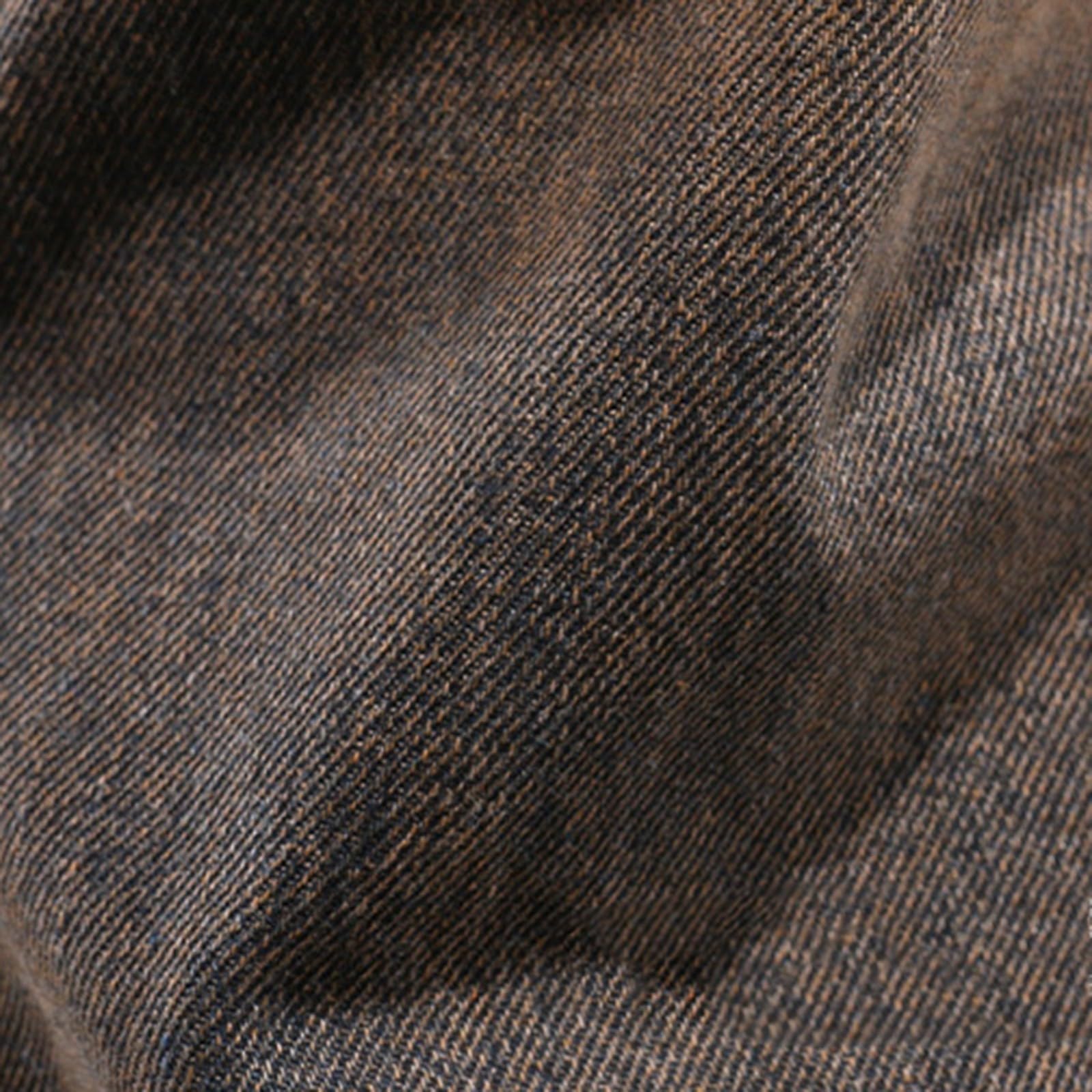 Jeans da uomo in denim, con molte tasche, resistenti all'abrasione