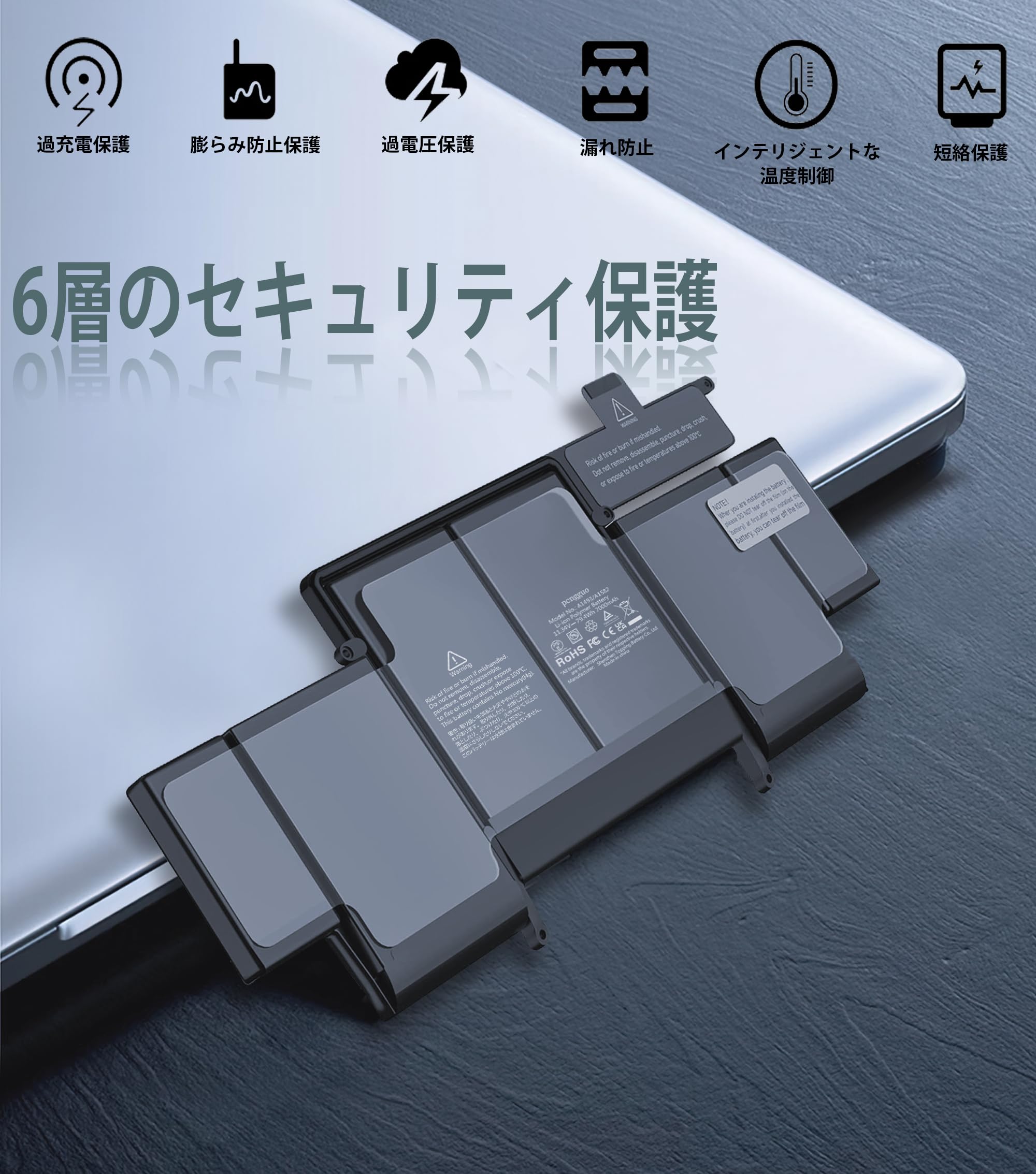 MacBook Pro 15インチ Mid2015 <バッテリー交換済> Amazon.co.jp: A1502 MacBook Proバッテリー 【PSE認証済み