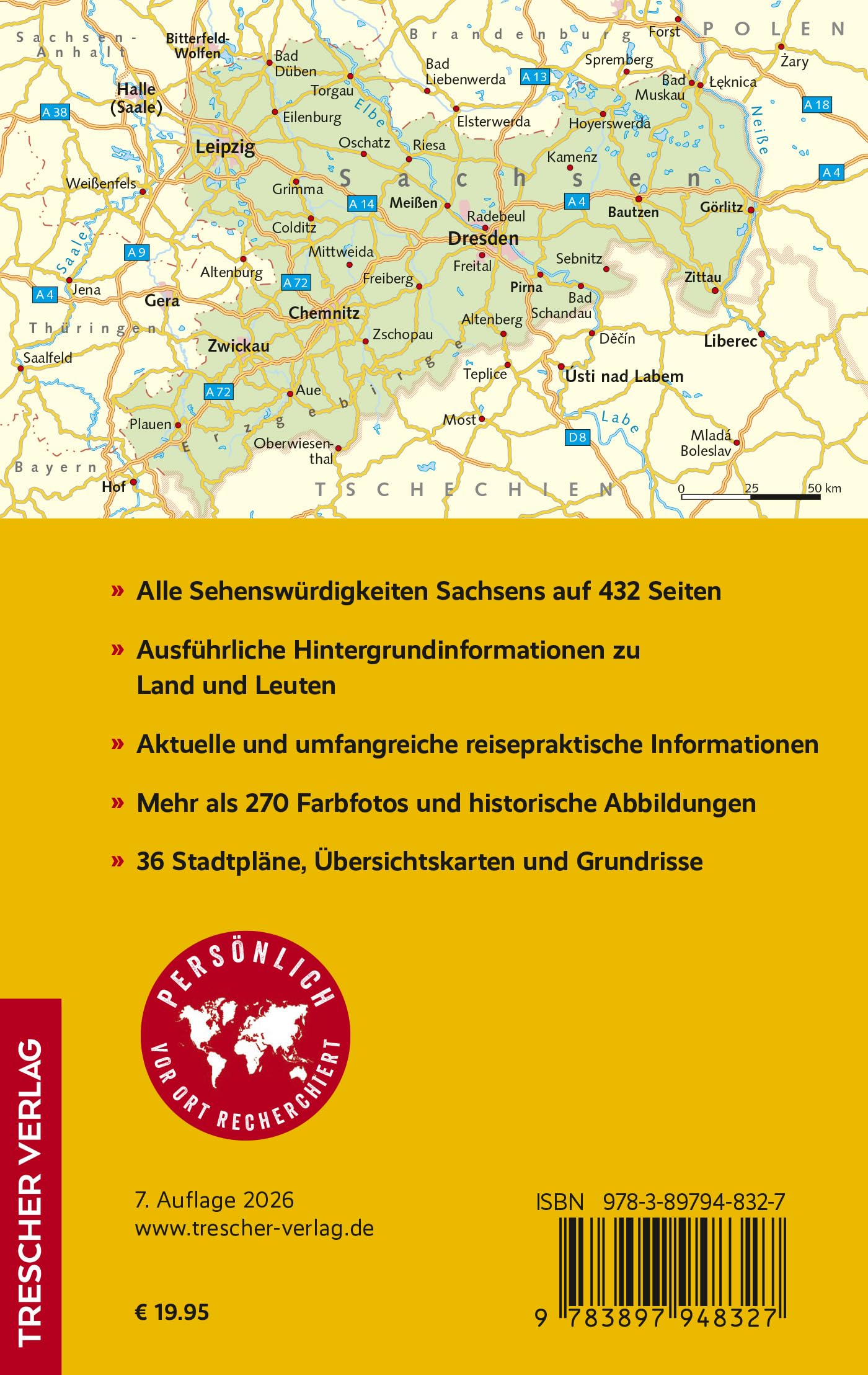 TRESCHER Reiseführer Sachsen: Mit Dresden, Leipzig, Erzgebirge und Sächsischer Schweiz