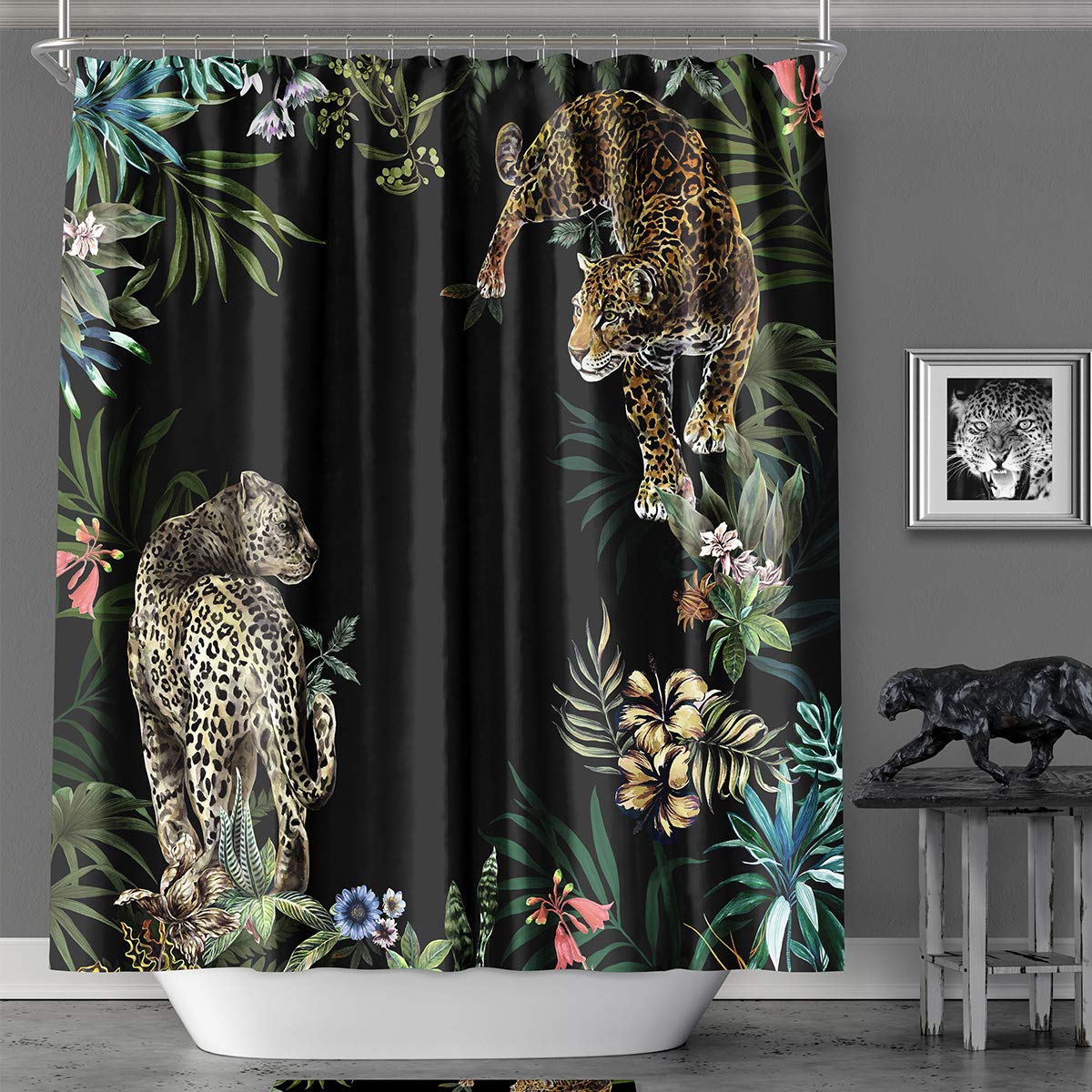 Exotic shower curtains