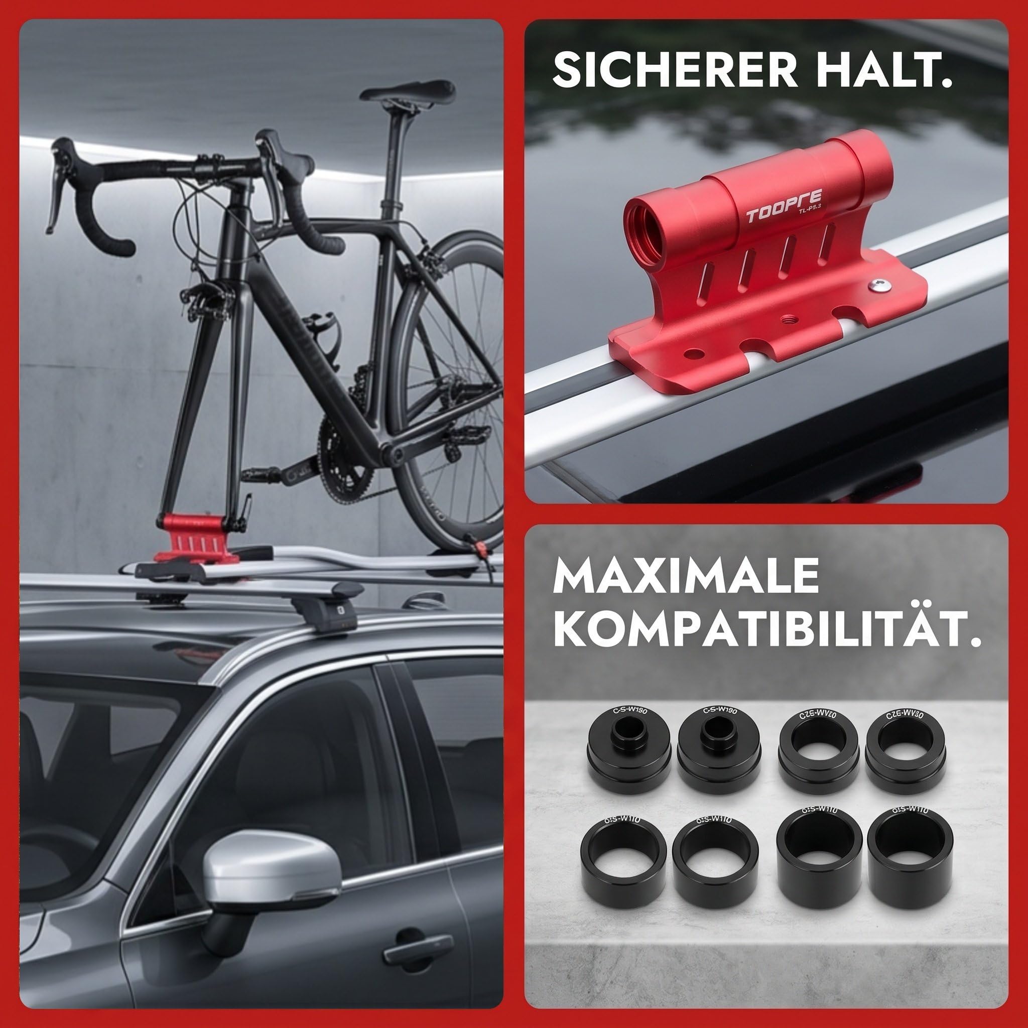 rennrad dachträger steckachse F Fityle Gabelhalterung Fahrrad Steckachse, Auto Fahrrad Gabelhalterung Schnellspanner, Fahrradständer Parkständer Auto Dachträger Halter für Outdoor-Reisen Transport, Rot Sport & Freizeit Ebike Model:BK10S Ebook Sattelwärmer, Sattelschutz, Nähanleitung Snafu