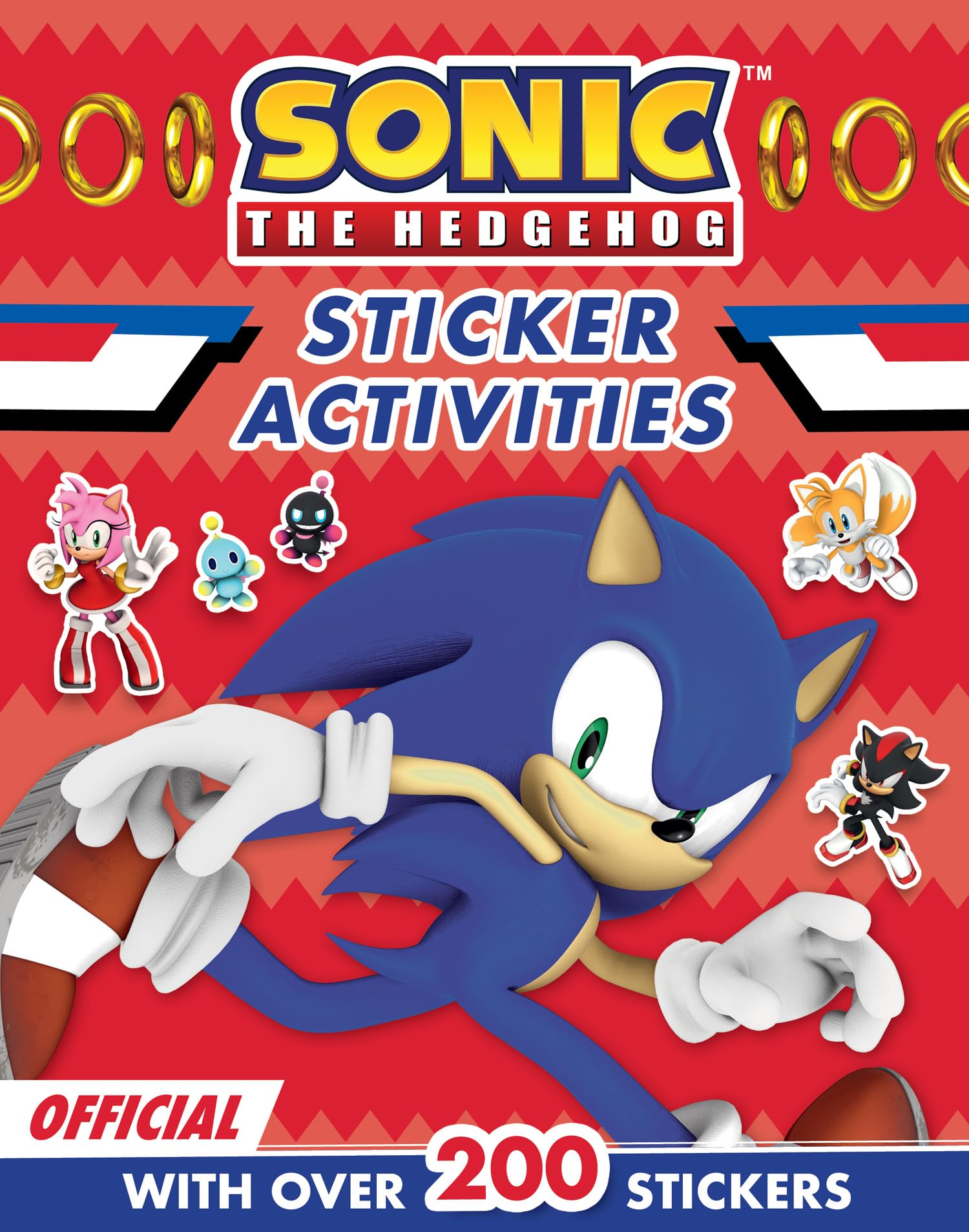 Sonic The Hedgehog Sticker Activities Book: Sticker-Filled Puzzles and Activities Perfect For All Sonic Fans. It Includes 6 Pages of Stickers.