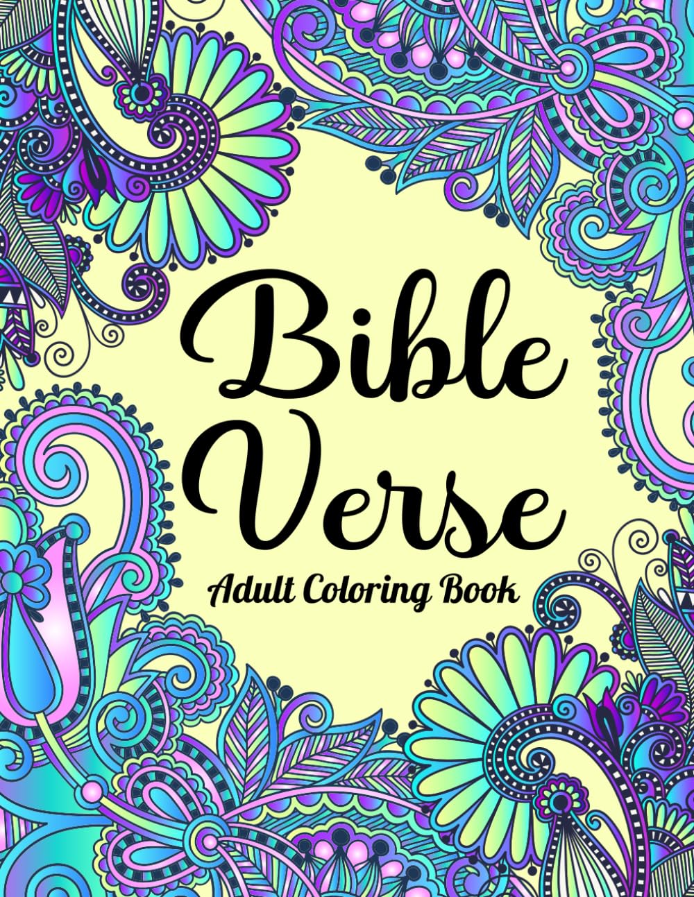 Bible Verse Colouring Book For Adults