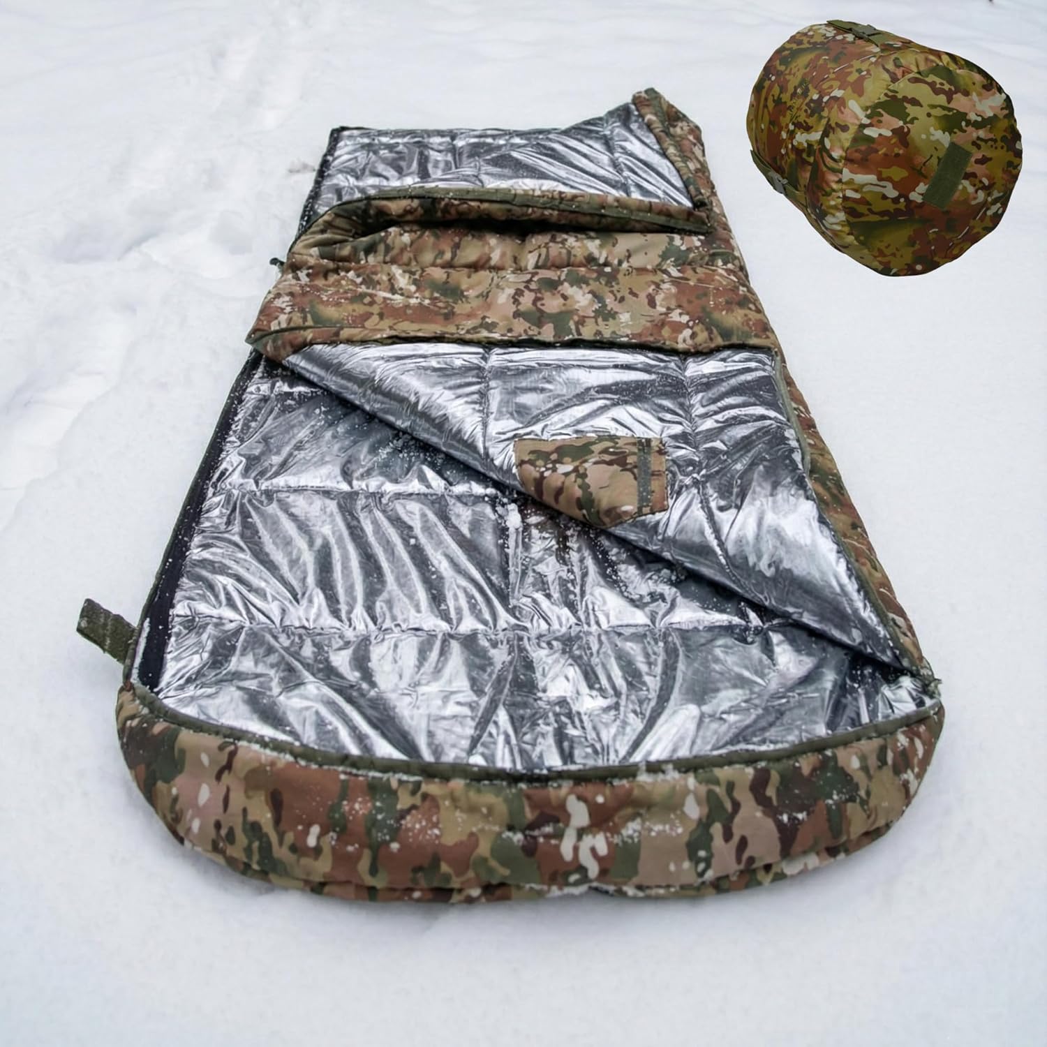 Derby XXL 0°F Rated Military Sleeping Bag (-13°F Extreme) Extra Large 94×35 Rectangular for Big & Tall Adults, Waterproof Cold Weather Winter Gear for Hunting, Tactical Survival, Basecamp, Camouflage Derby XXL 0°F Rated Military Sleeping Bag (-13°F Extreme) Extra Large 94×35 Rectangular for Big & Tall Adults, Waterproof Cold Weather Winter Gear for Hunting, Tactical Survival, Basecamp, Camouflage