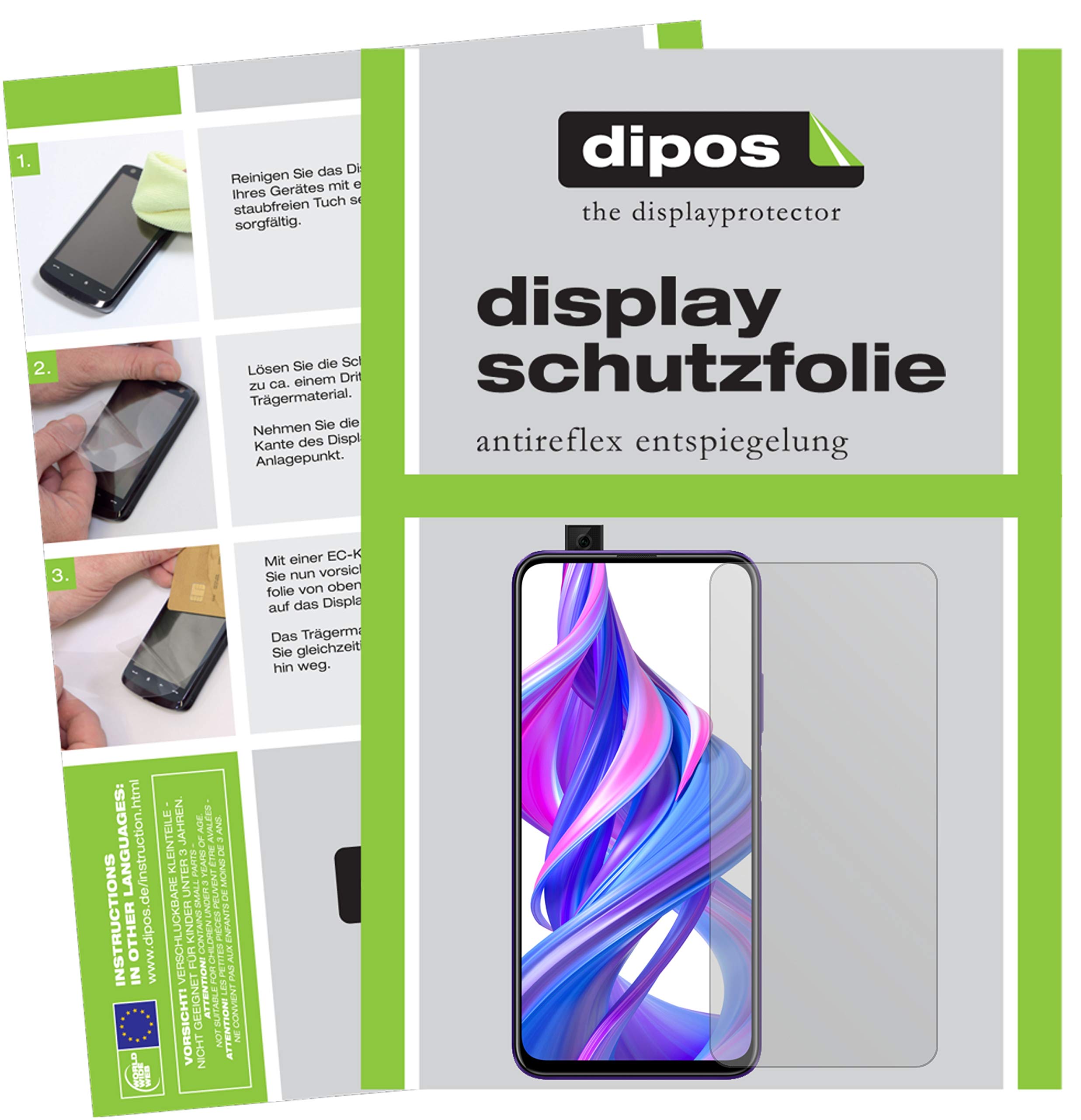 Dipos 2X Pellicola Protettiva Antiriflesso Per Huawei GR3 - Opaca Resistente Ai Graffi - Made In Germany