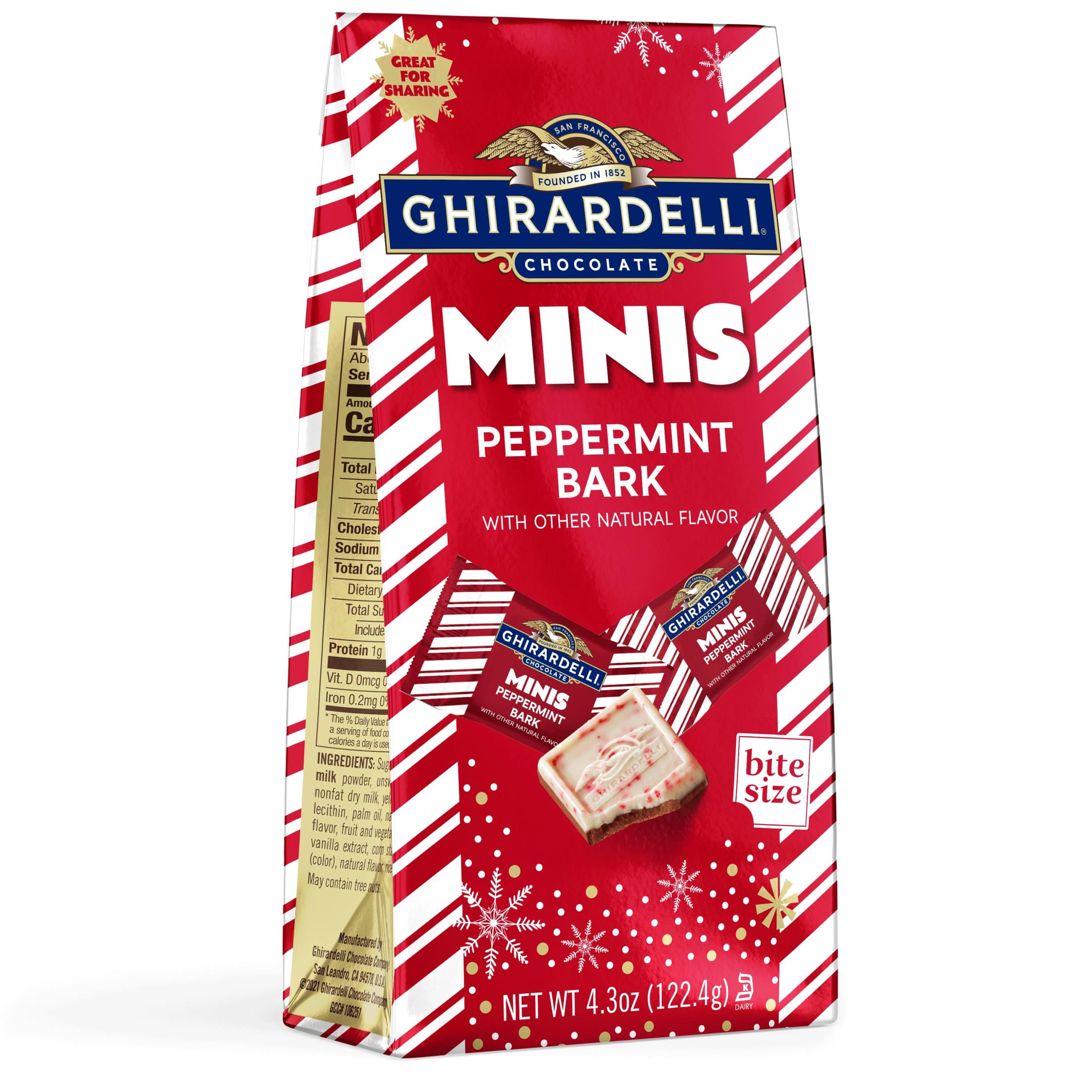 Chocolate Company Peppermint Bark minis Pouch 4.3oz