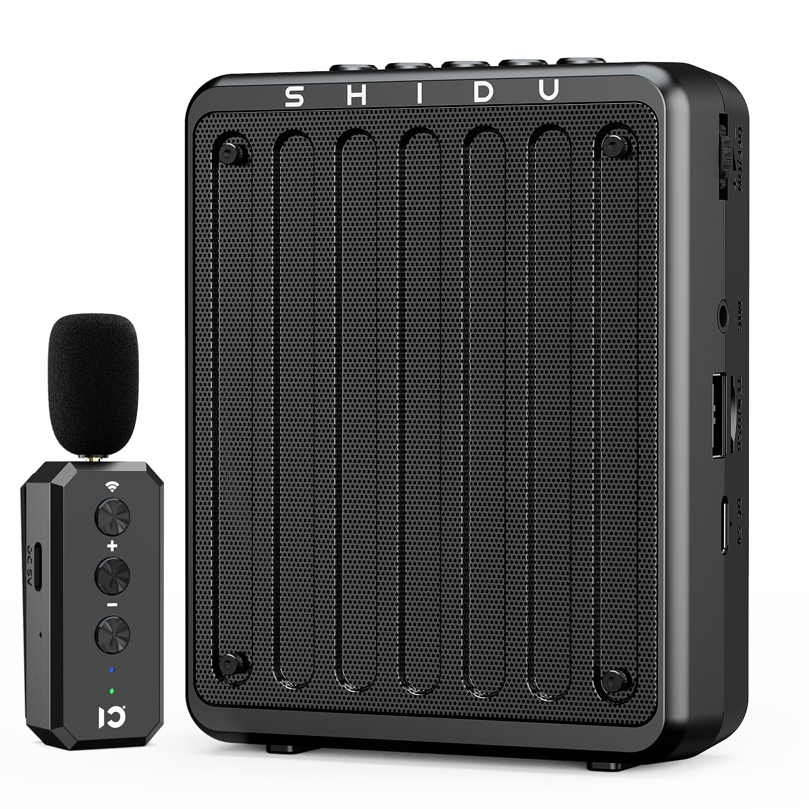 SHIDU Voice Amplifier for Teachers, Portable Speaker with Microphone for Teacher, Speech, Meeting-image-42