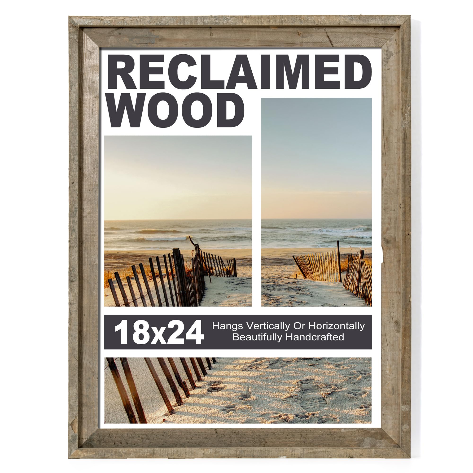 FLYJOE Barnwood Poster Frame