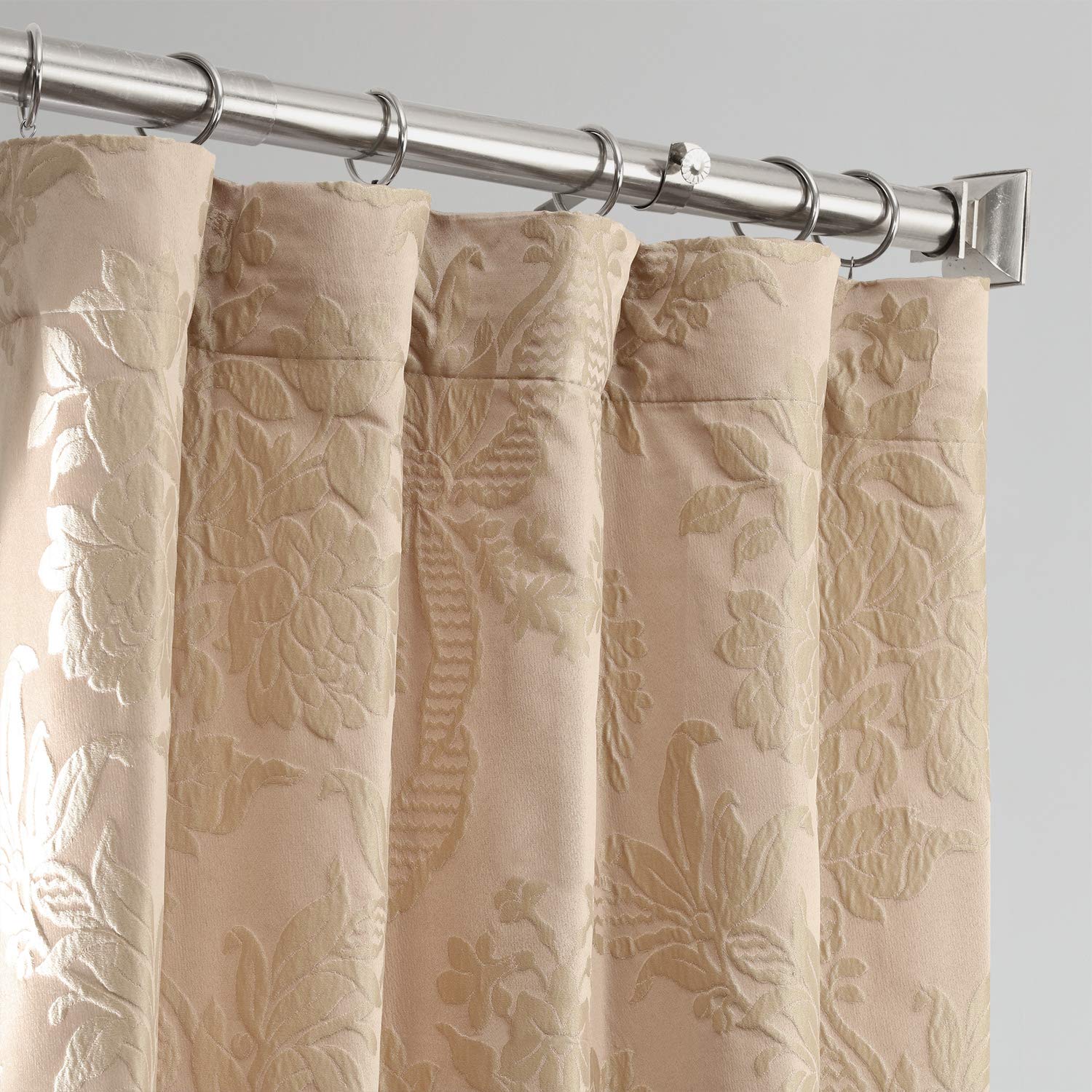 HPD Half Price Drapes Designer Damask Curtains for Room Decorations Faux Silk 50 X 84 (1 Panel), JQCH-20122011-84 - Image 2
