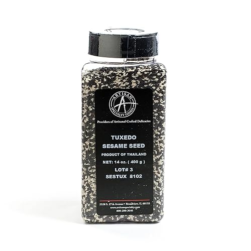 Semillas de sésamo de esmoquin (14 onzas) Paquete de 3