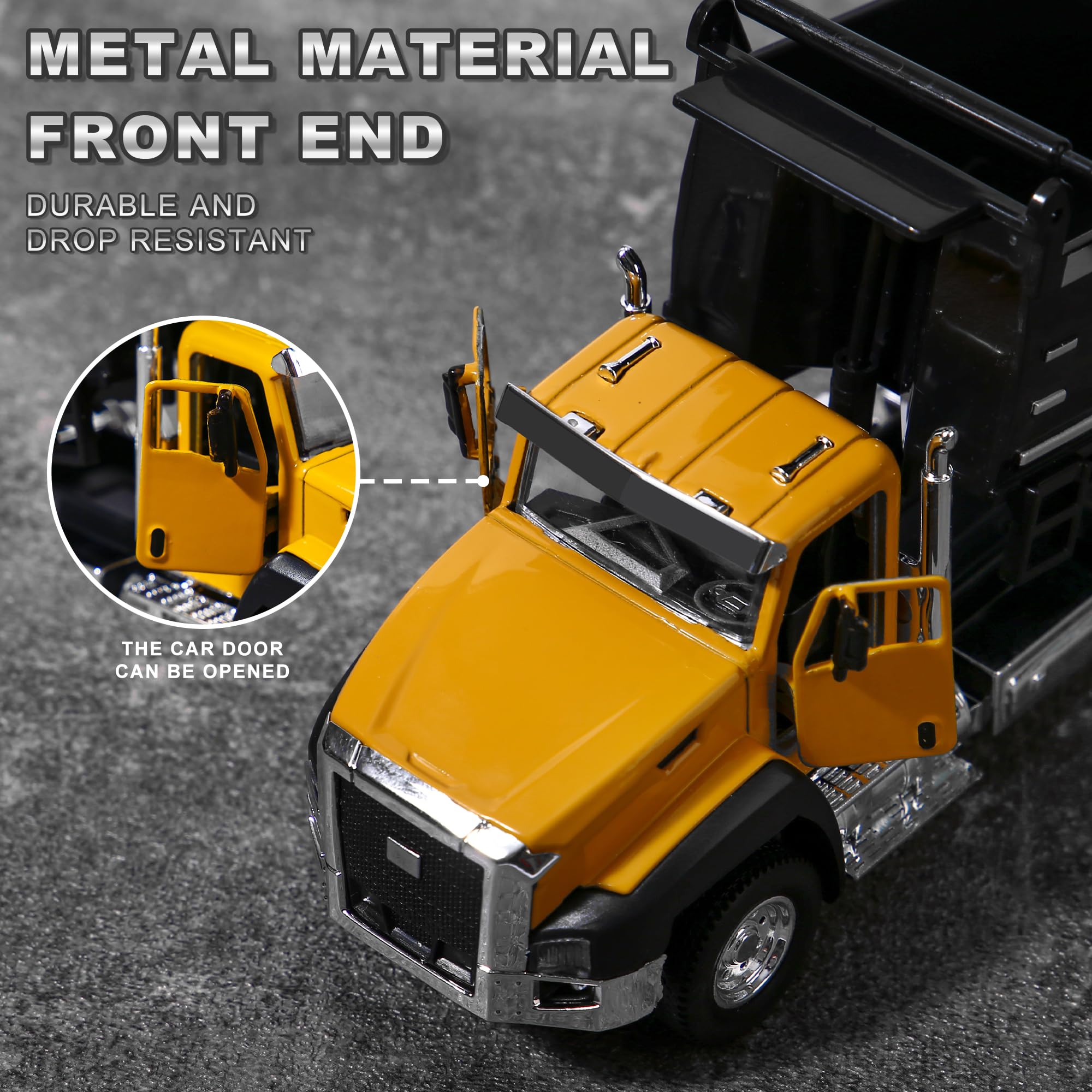AIUAZA 1/50 Ratio die-Casting Engineering Construction Vehicle