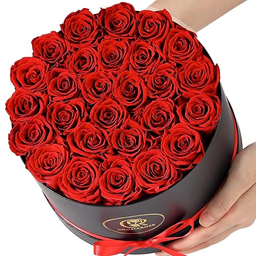 Flowers Forever Preserved Roses - 27 Preserved Flowers for Delivery
