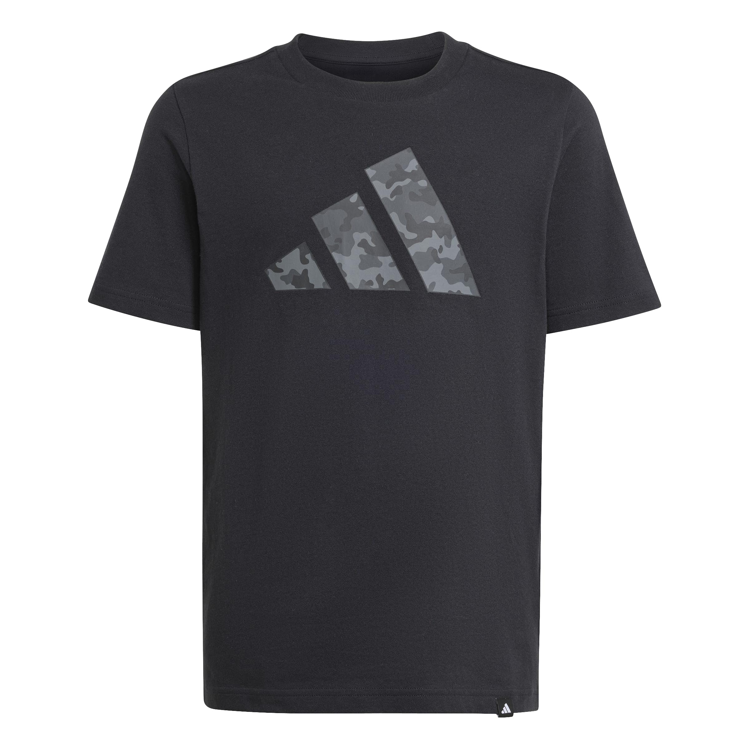adidas Unisex Kids CAMO Graphic T-Shirt Junior, Black/camo, 9-10 Years