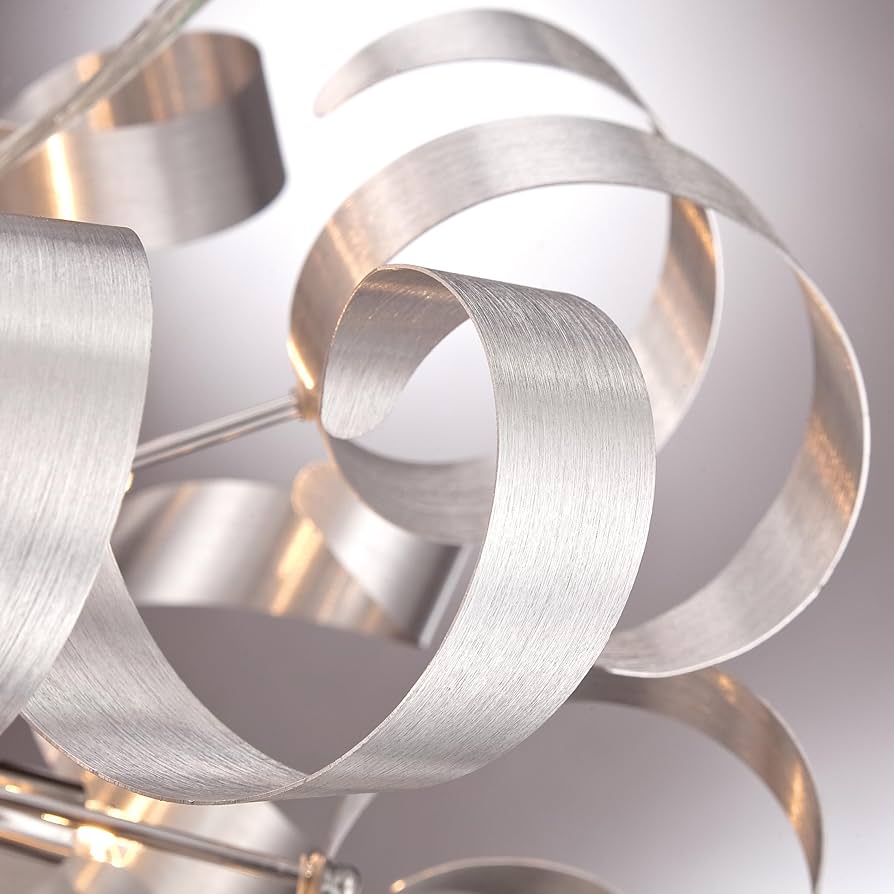 Quoizel RBN2831MN Ribbons Curved Metal Foyer Pendant Ceiling