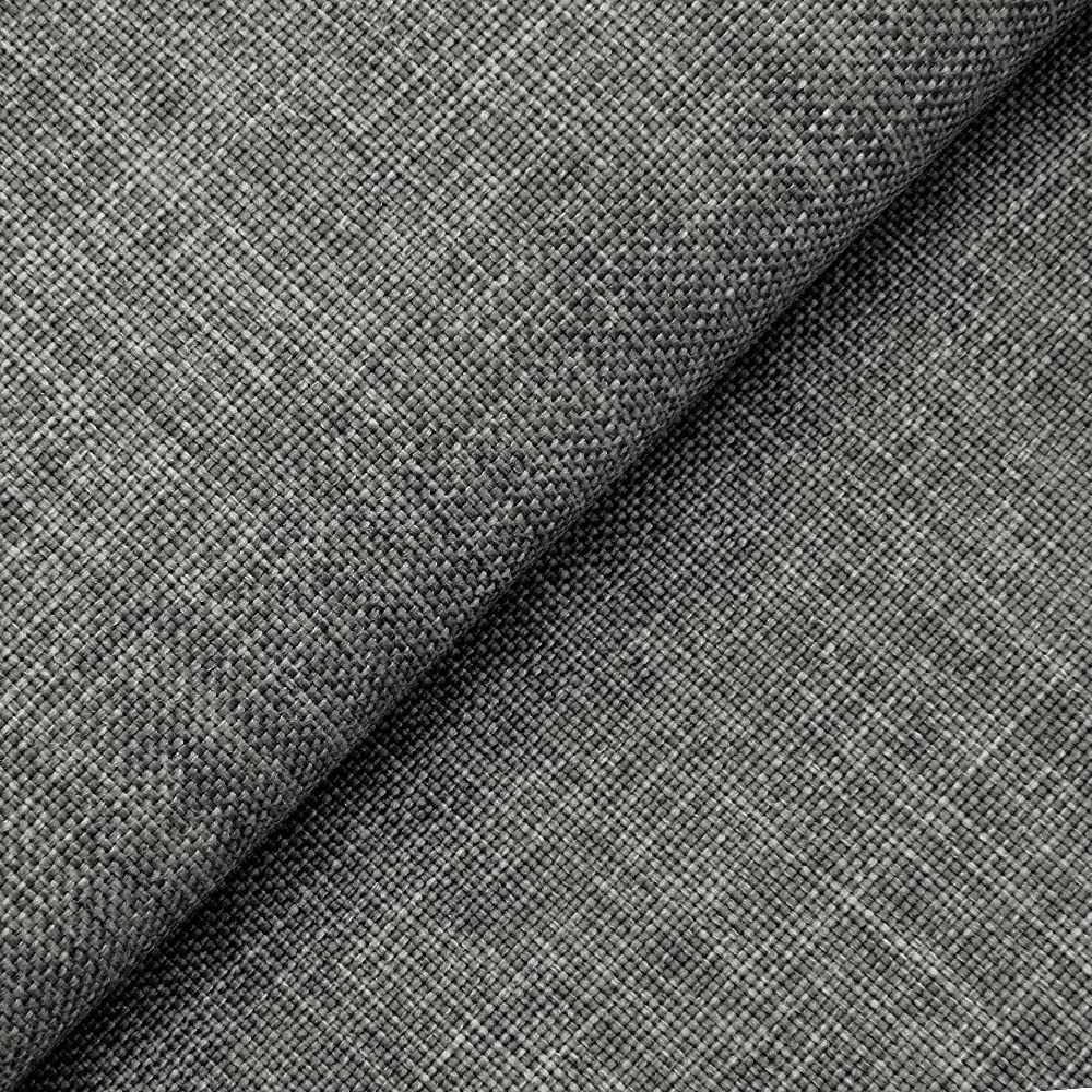 DESHOME Sirma 5 Meter - Stoff Meterware Wasserabweisend widerstandsfähige h 140 cm Stoffe für Sofakissen, Möbelstücke, Stühle Beziehen Grau
