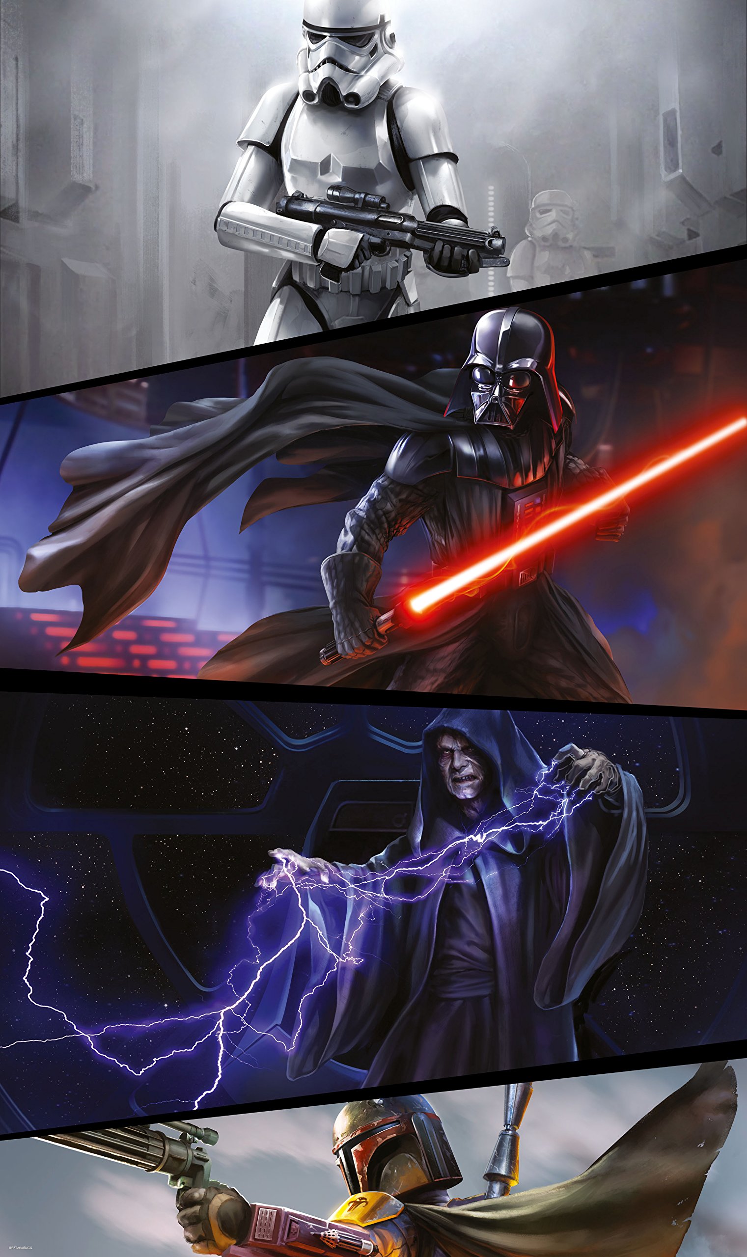 Komar VD-027 "Moments Imperials" Star Wars Wallpaper - Multi-Colour