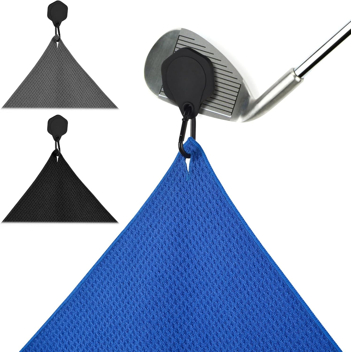 APDTEK Golf Towel, Microfiber Waffle Pattern Golf Towels with