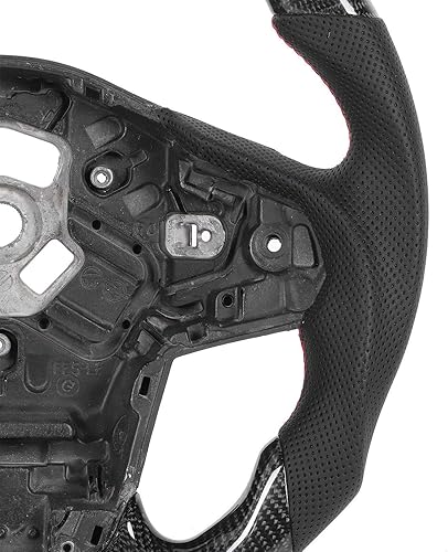 Miniatura 8 de Volante, fibra de carbono automotriz Racing Nappa Perfo ed cuero apto para GR Supra A90 2020+