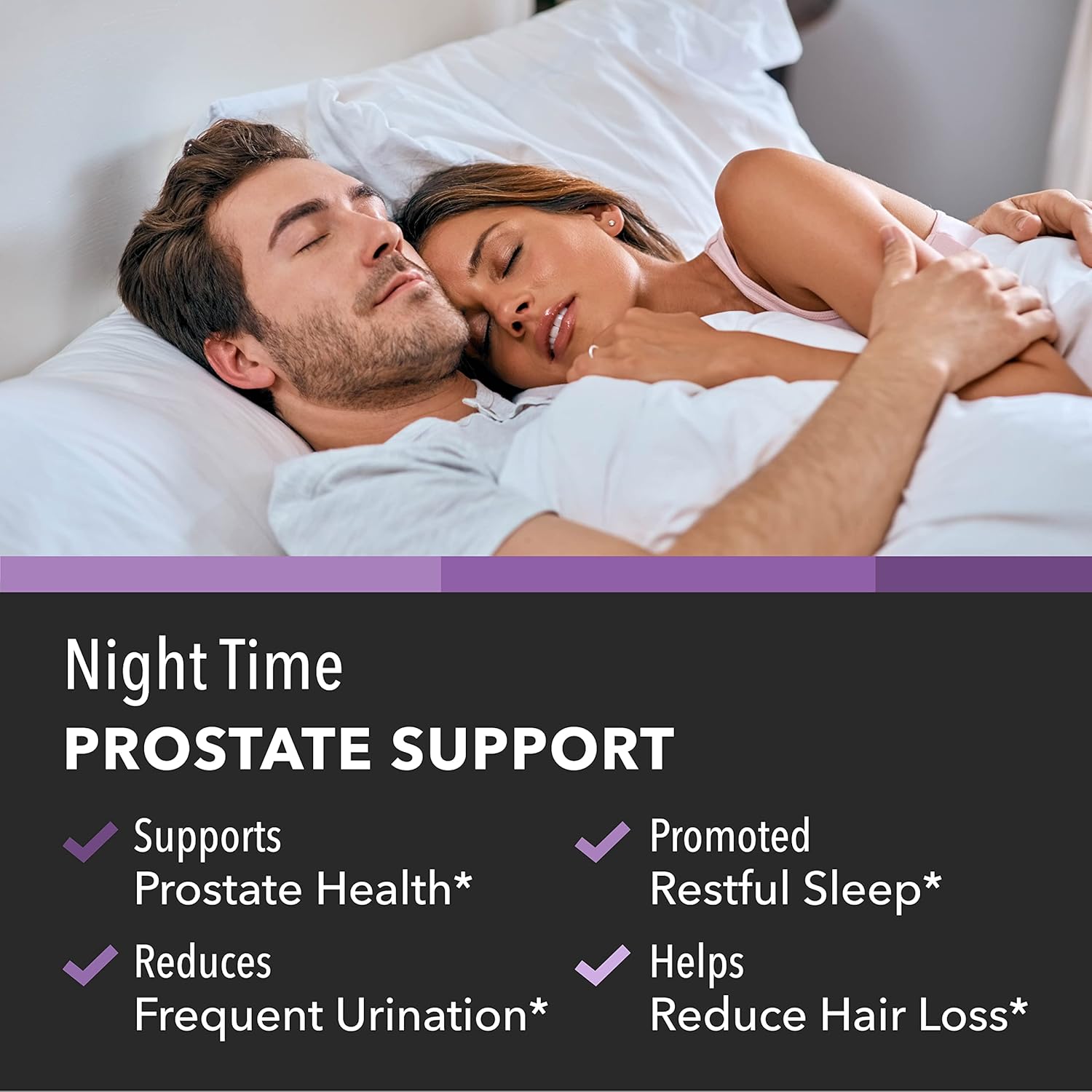 Saw Palmetto Prostate Supplements for Men as Potent DHT Blocker for Hair Growth and Beta Blocker to Decrease Frequent Urination (100, Nighttime) : Health & Household