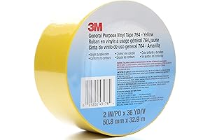 Floor Safe Vinyl Tape by 3M: 36 Yards for Effortless Directional Guidance,...