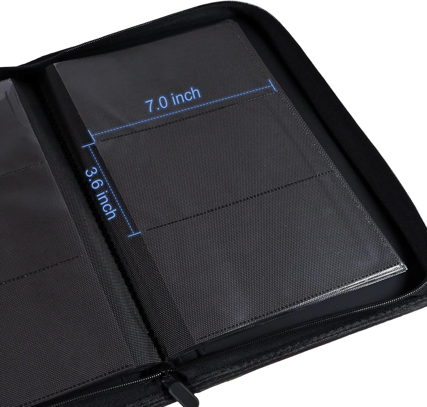 Banknote Collection Album with 180 Pockets – WITHYU Ringless Currency Organizer with Clear Non-PVC Sleeves for Banknotes, Bills, Tickets, and Collectibles (Black)