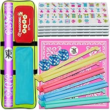 Mahjong Tile Set Green 1.2-inch American Mahjong Tile Set