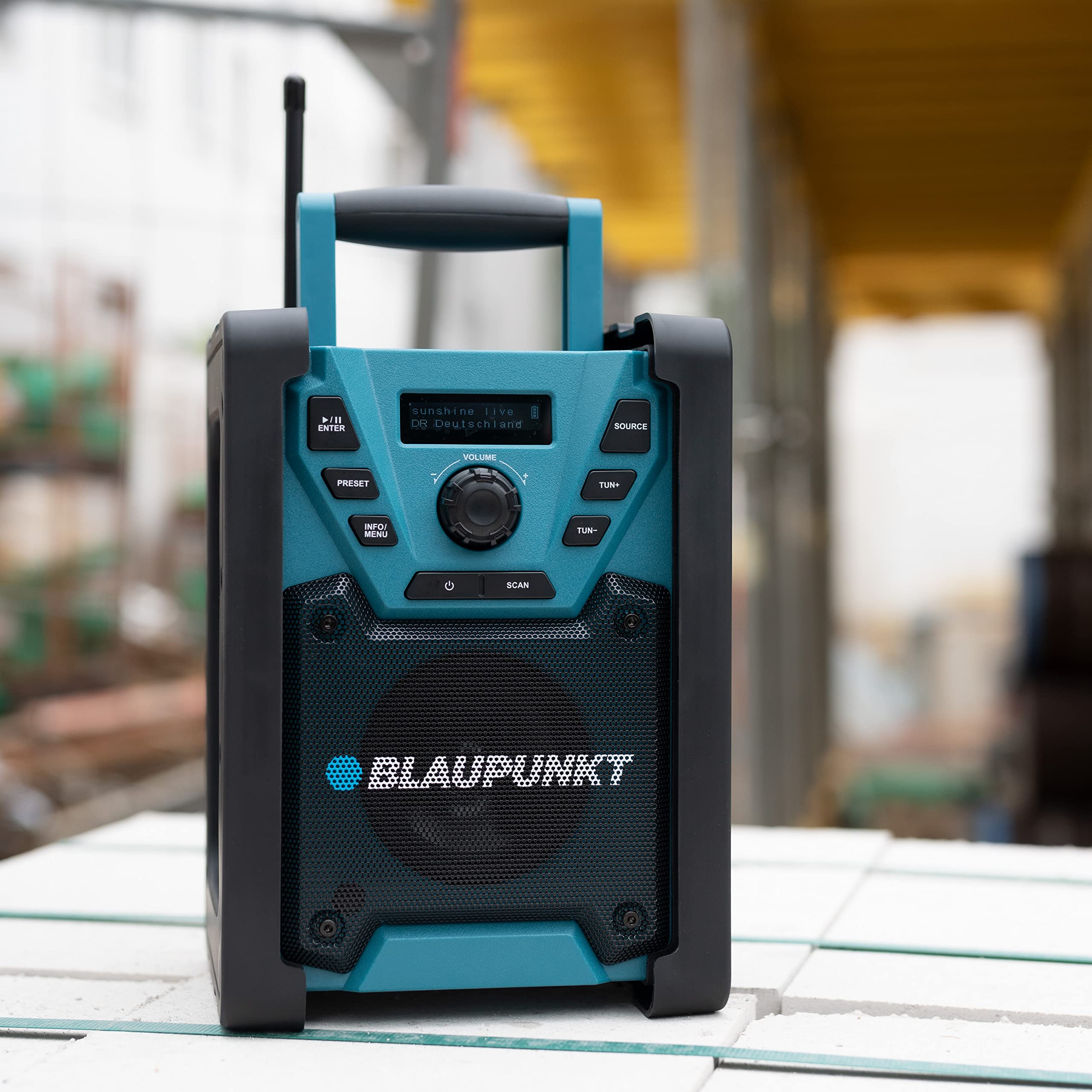 Blaupunkt BSR 200 Radio da cantiere portatile Bluetooth IPX5 5W AUX-IN