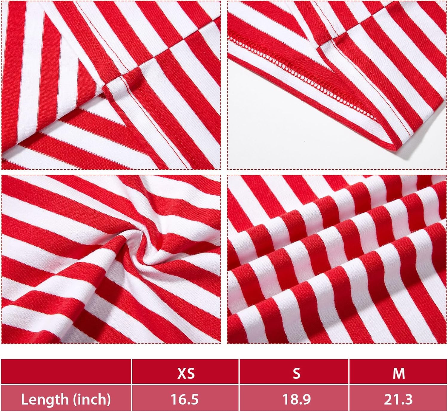 Condition photo showing New/Like New for Haysandy Halloween Kids Striped Costume Short Sleeve Stripes Tee Boys Short High Tube Socks for Toddler Baby Boys Red White Blue 90/6-7 Years