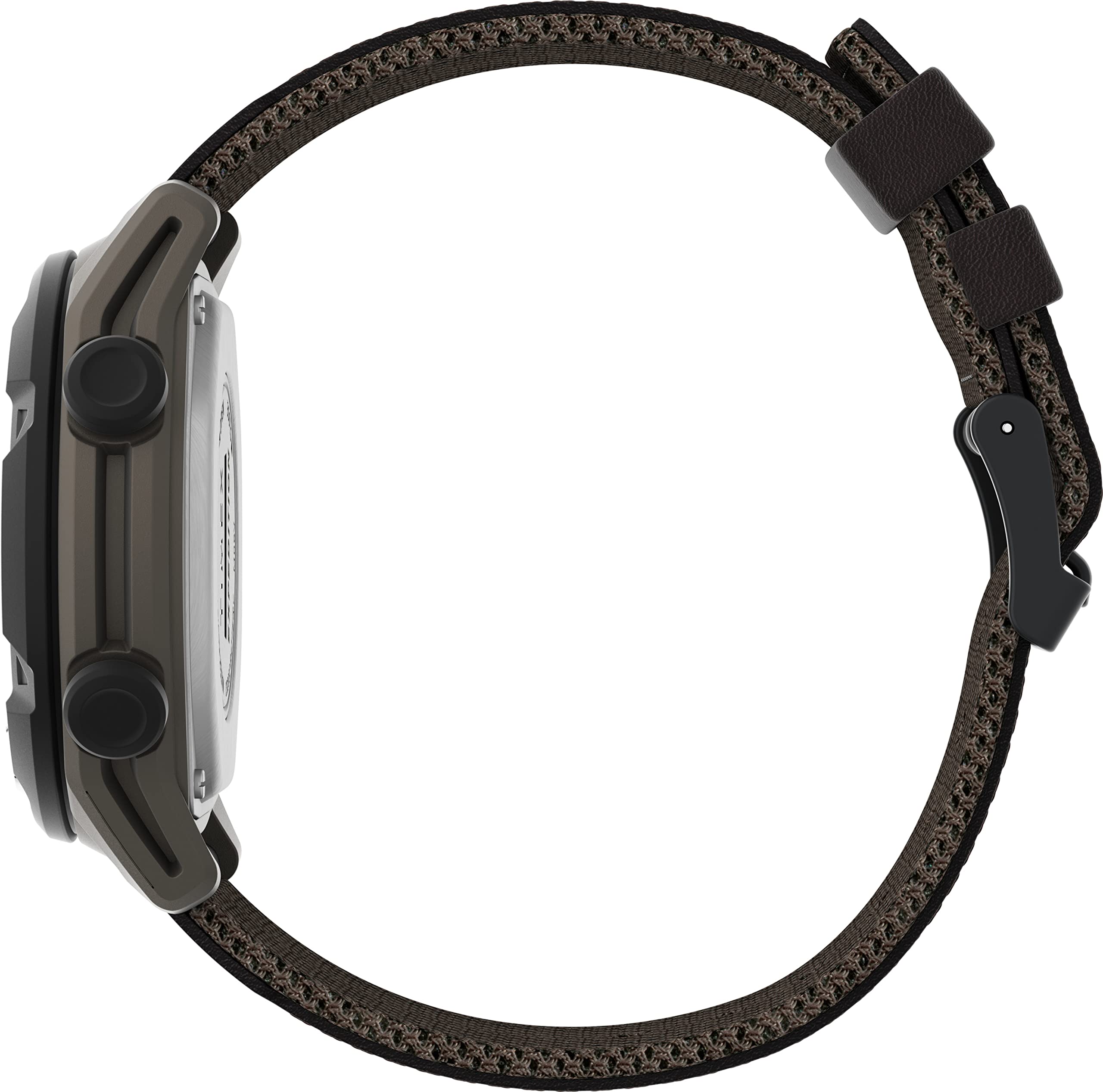 Timex Expedition Montre numérique Robuste pour Homme avec Bracelet en Cuir 43 mm