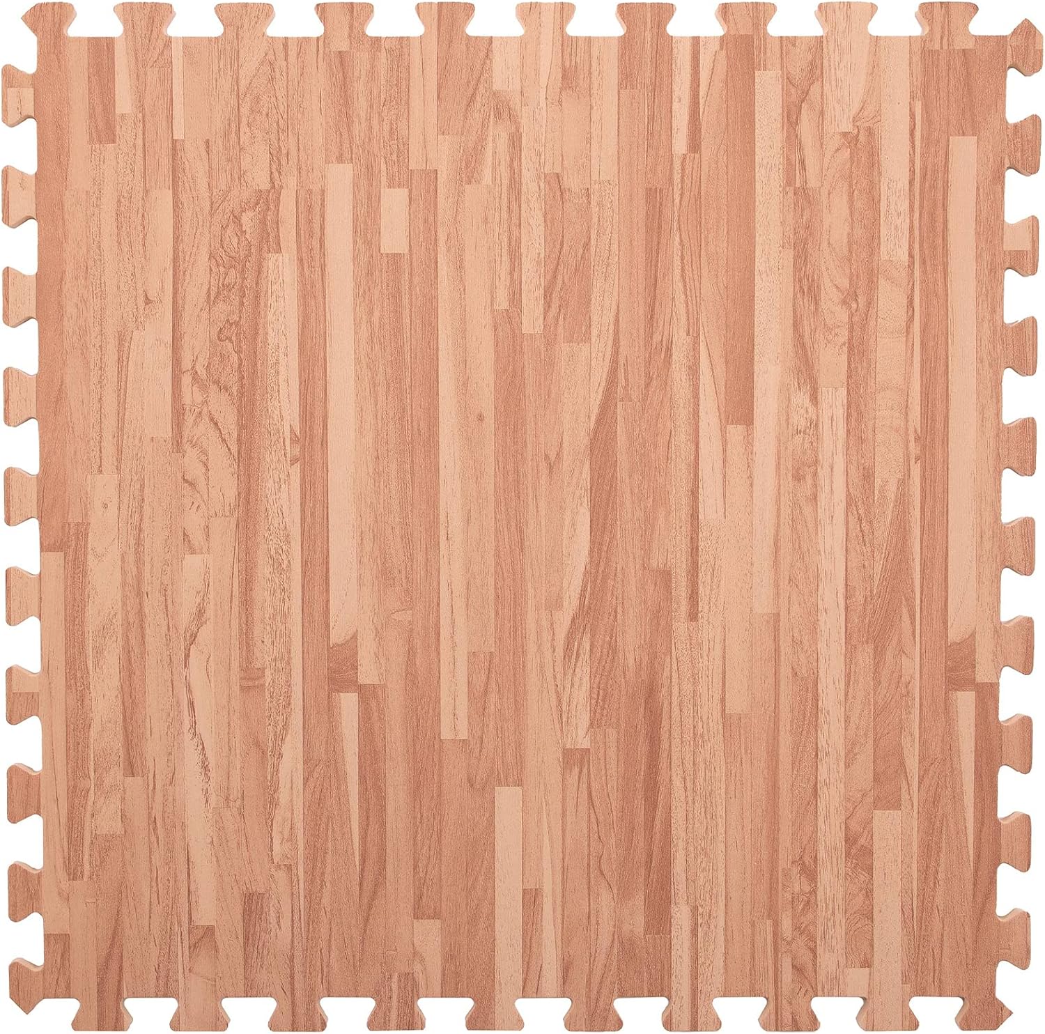 IncStores Soft Wood Foam Tiles (12 Tiles, Textured Maple) 2ft x 2ft