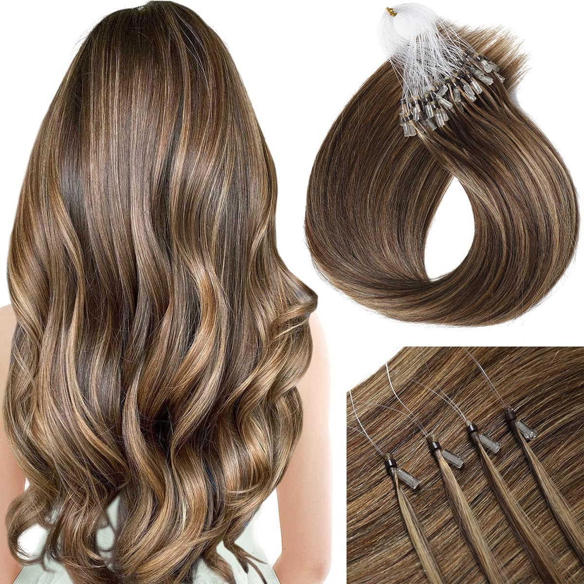 22 inch micro ring hair extension Clearance