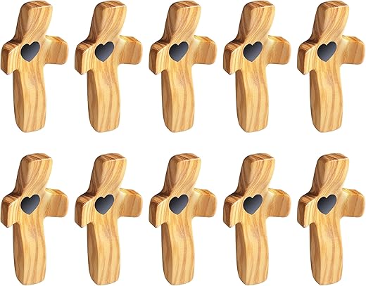 Hand Held Easter Wooden Cross