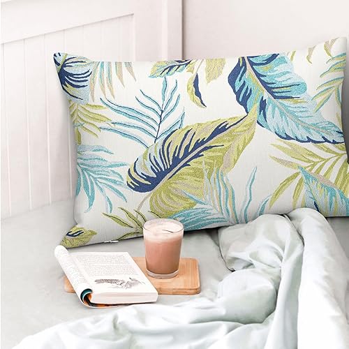 Miniatura 9 de Wsunsal Juego de 2 fundas de almohada rojas de Navidad de 12 x 20 pulgadas, diseño de muñeco de nieve, copo de nieve, árbol de Navidad, fundas