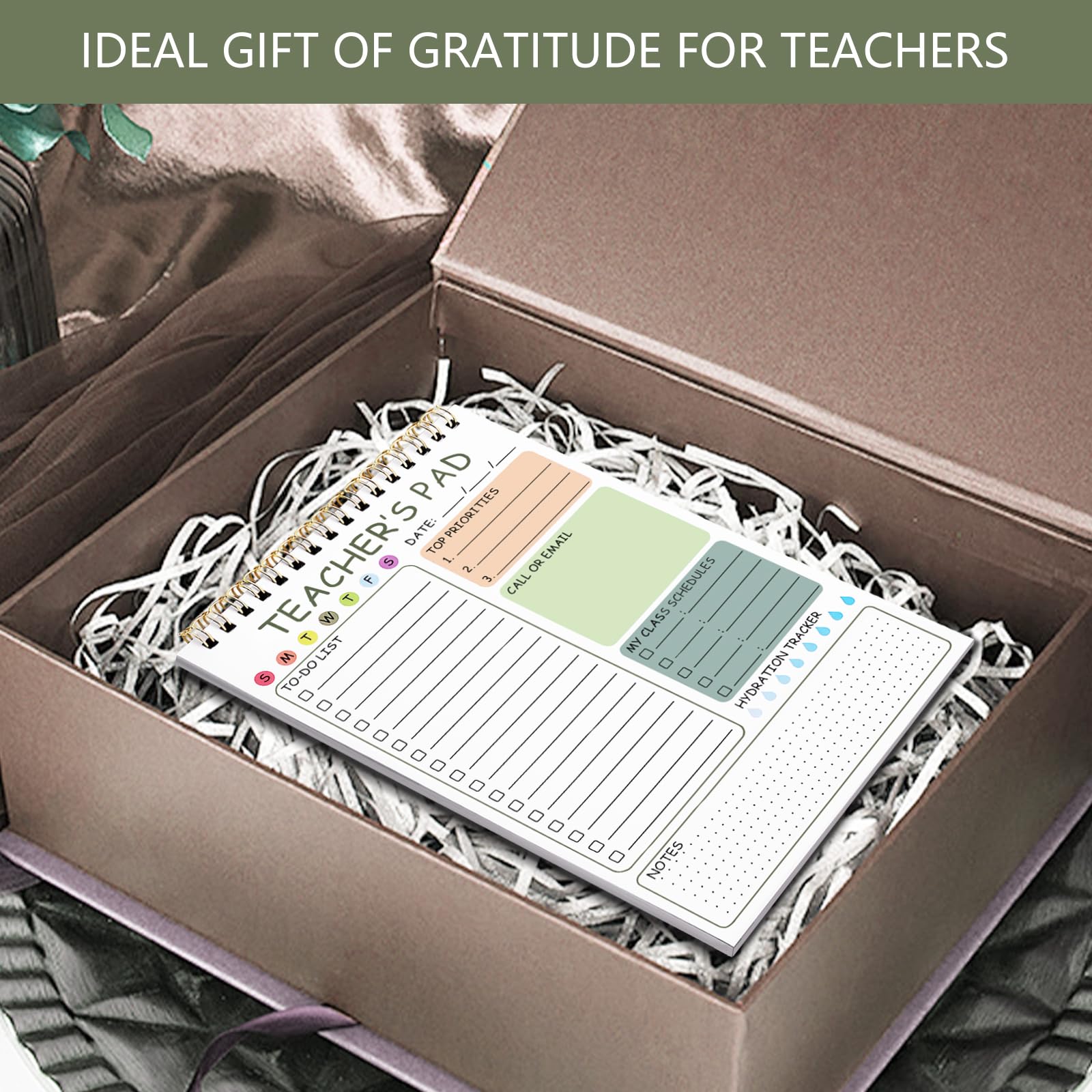 ノート・メモ帳 teacher Amazon.co.jp: Teacher To Doリストメモ帳 8.3x5.8インチ 教師用メモ帳