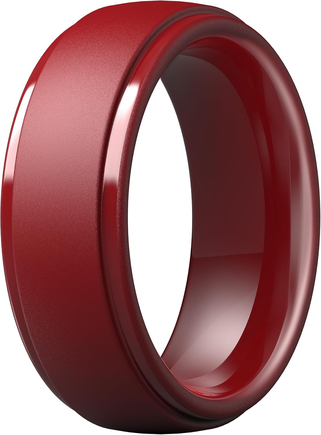 ThunderFit Silicone Men’s Wedding Rings, 10mm Wide 2.5mm Thick Rubber Wedding Bands-Variety Multipack 1-7