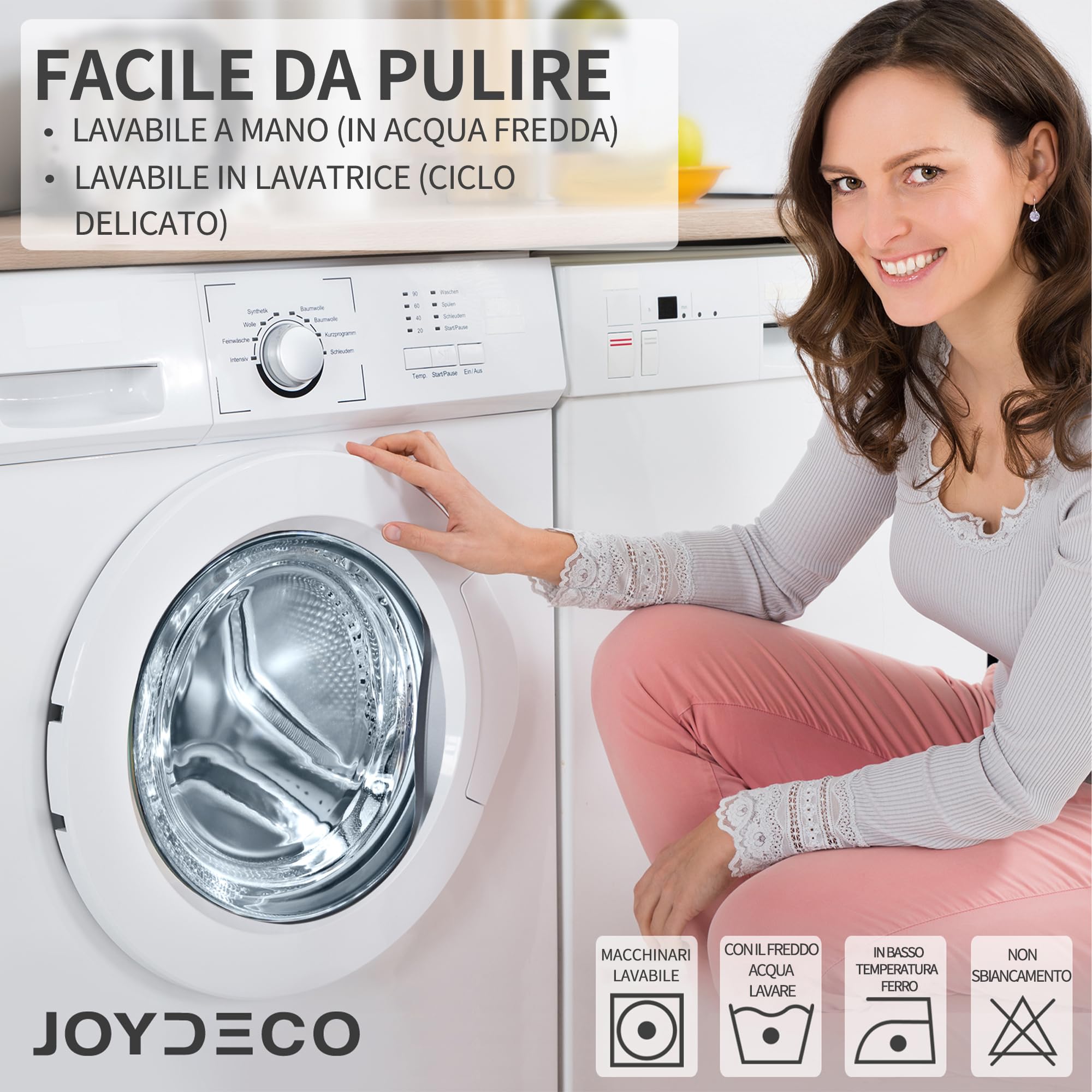 Joydeco Tende Oscuranti per Interni 2 Pezzi L 117 x A 137, Tende Termiche Isolanti con Occhielli per Soggiorno e Camera da Letto Moderne Blackout Curtains, Grigio Scuro