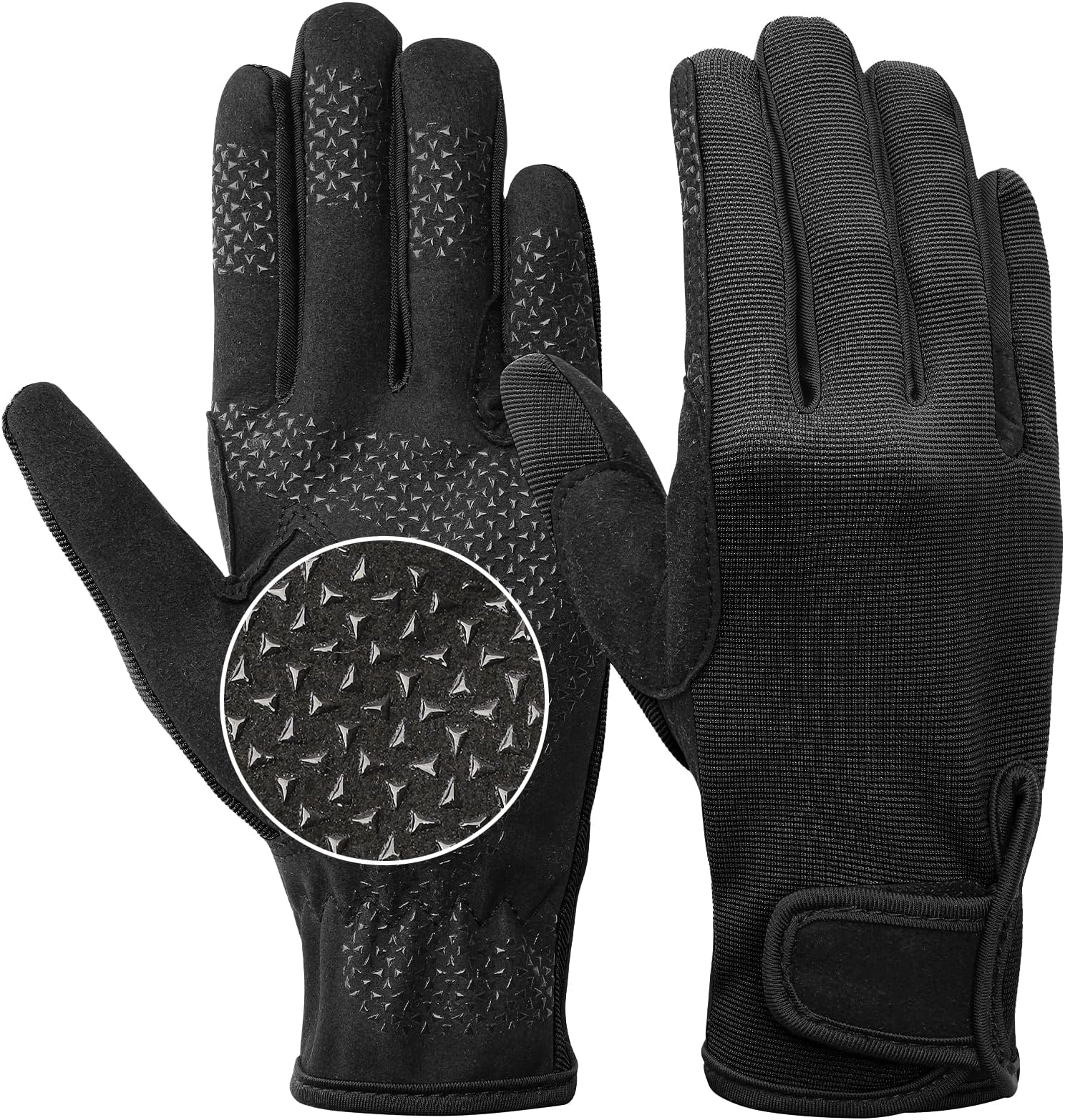 Kids Horse Riding Gloves Equestrian Anti Slip Children Horseback Bike Gardening Fishing Cycling Outdoor Activities Riding Gloves Girls Boys Youth