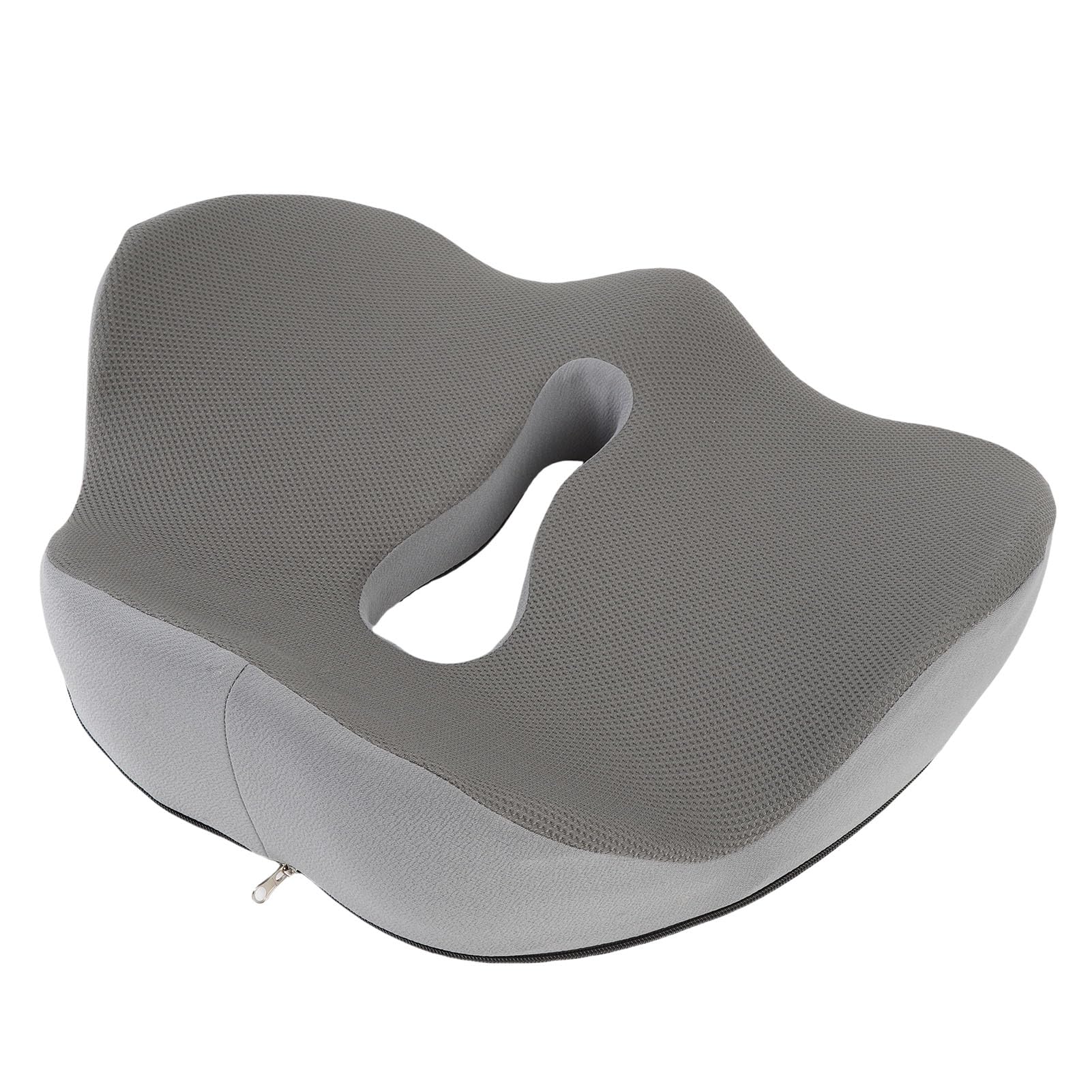 Yinhing Poduszka do Siedzenia, Poduszka z Pianki Pamięci, Poduszka na Krześle biurkową, Ergonomiczna Poduszka Krzesła, dla Długich Pracowników Siedzących, Kierowców Samochodów (GREY)