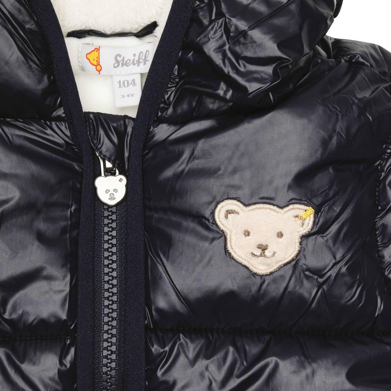 Steiff Mädchen Weste mit Kapuze Jacke