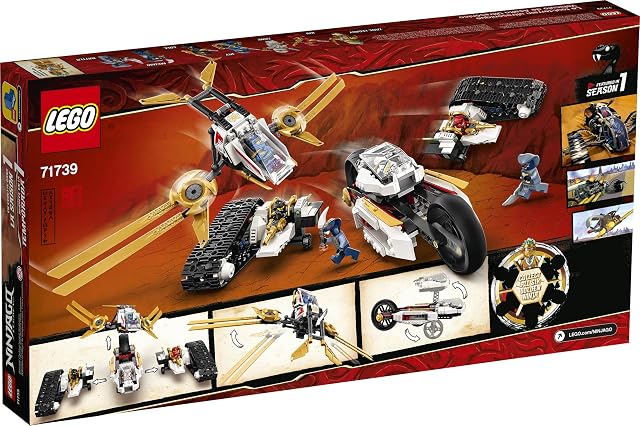 Foto 4 de 6 de LEGO NINJAGO Legacy Ultra Sonic Raider 71739 Building Kit with a Motorcycle