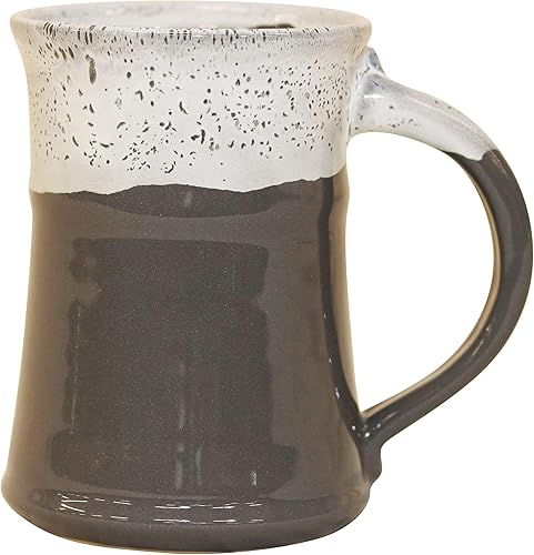 Taza grande con diseño de arcilla en movimiento, (Snowcap)