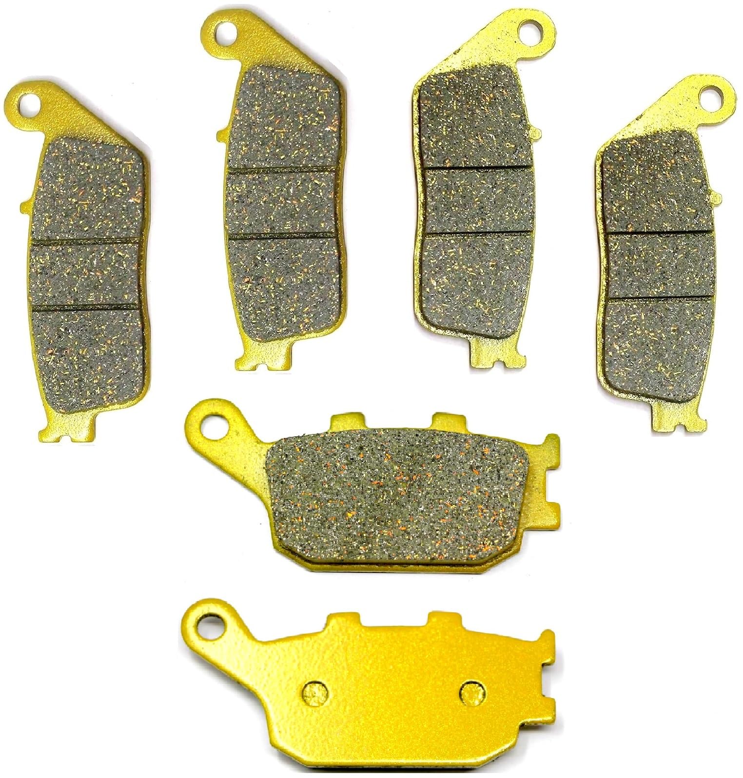 Amazon.com: Front Rear Brake Pads for Kawasaki Ninja 650 EX650 KRT