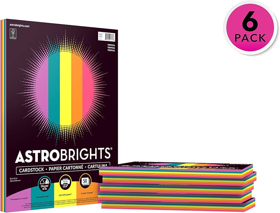 Astrobright Colored Cardstock