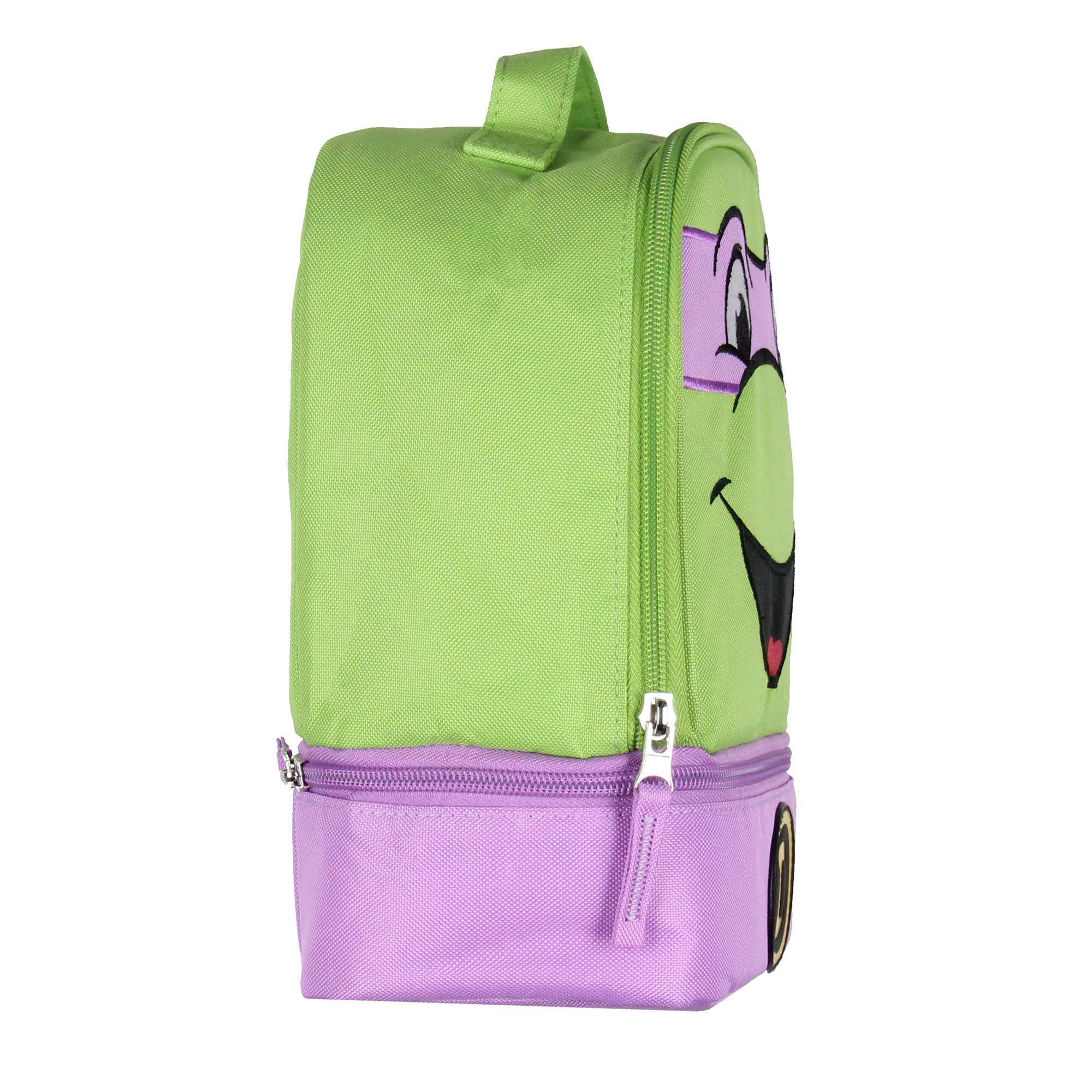 INTIMO Teenage Mutant Ninja Turtles TMNT Lunchbox Doppio Scomparto – Personaggio Donatello, 22,9x10,2x20,3 Cm