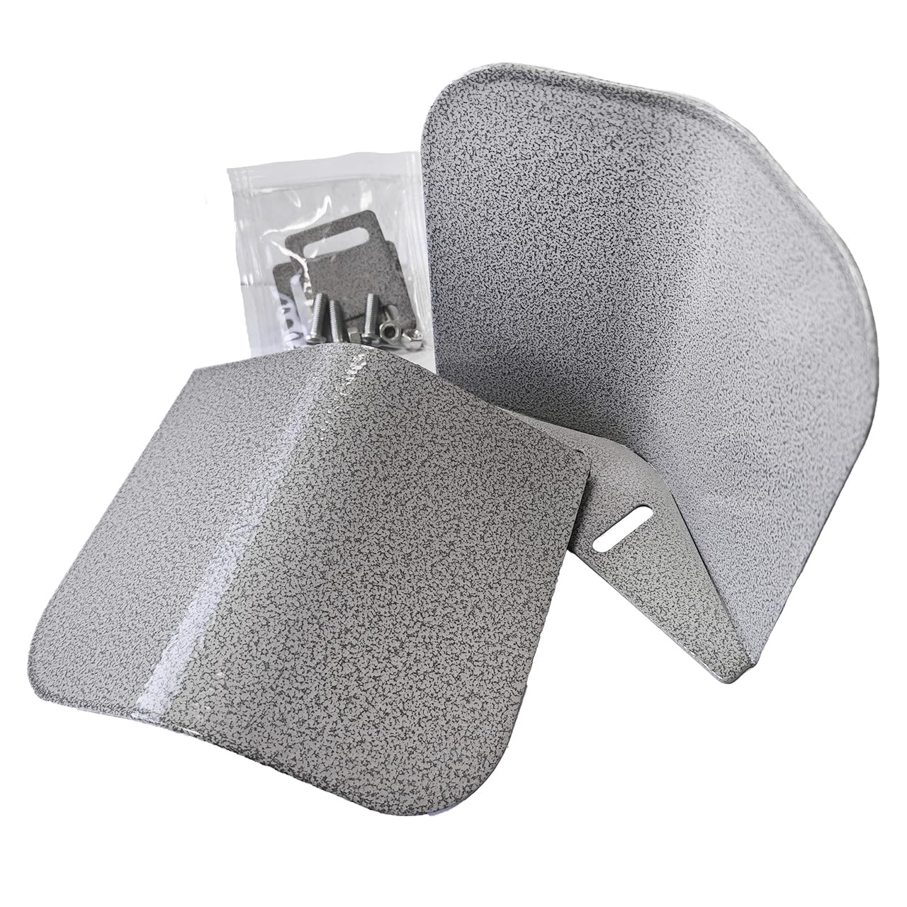 Montana Cages | 2er-Set Feeder Shield - Futternapf-Dach | SMALL - Platinum | ca. 14 x 12 x 4,25 cm