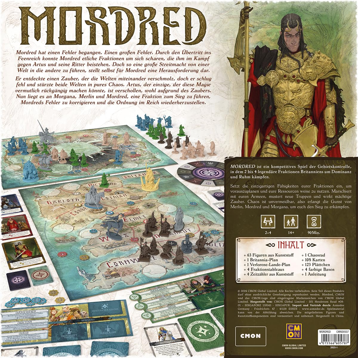 CMON, Mordred, Grundspiel, Strategisches Kennerspiel, Deutsch