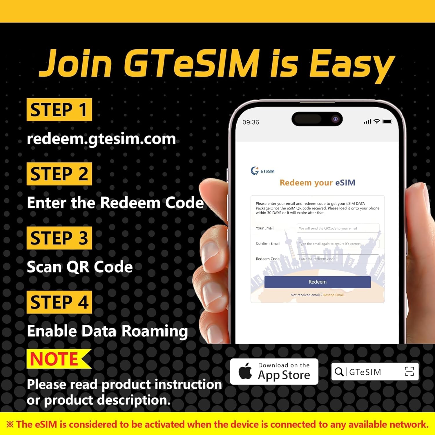 Europe eSIM: 10GB High-Speed Data, 30-Day Prepaid Plan for 40 Countries, No Contract, No SIM Card, Hotspot Support | Covers UK, France, Germany, Italy & More